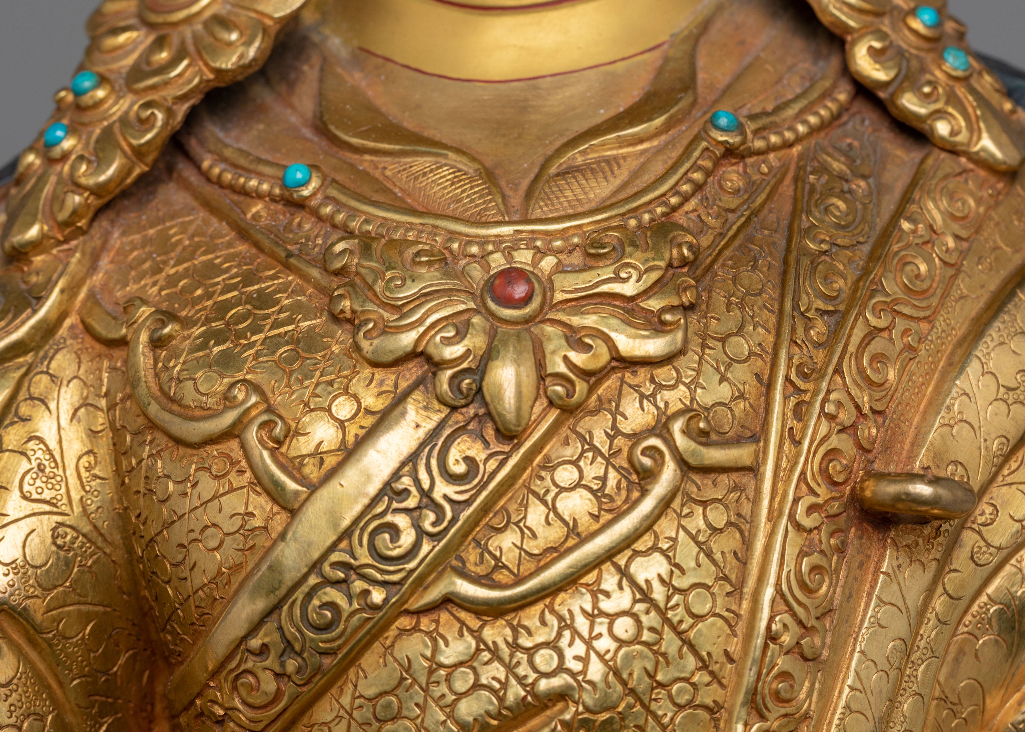 Lotus Born Guru Rinpoche Statue | Buddhist Padmasambhava Sculpture