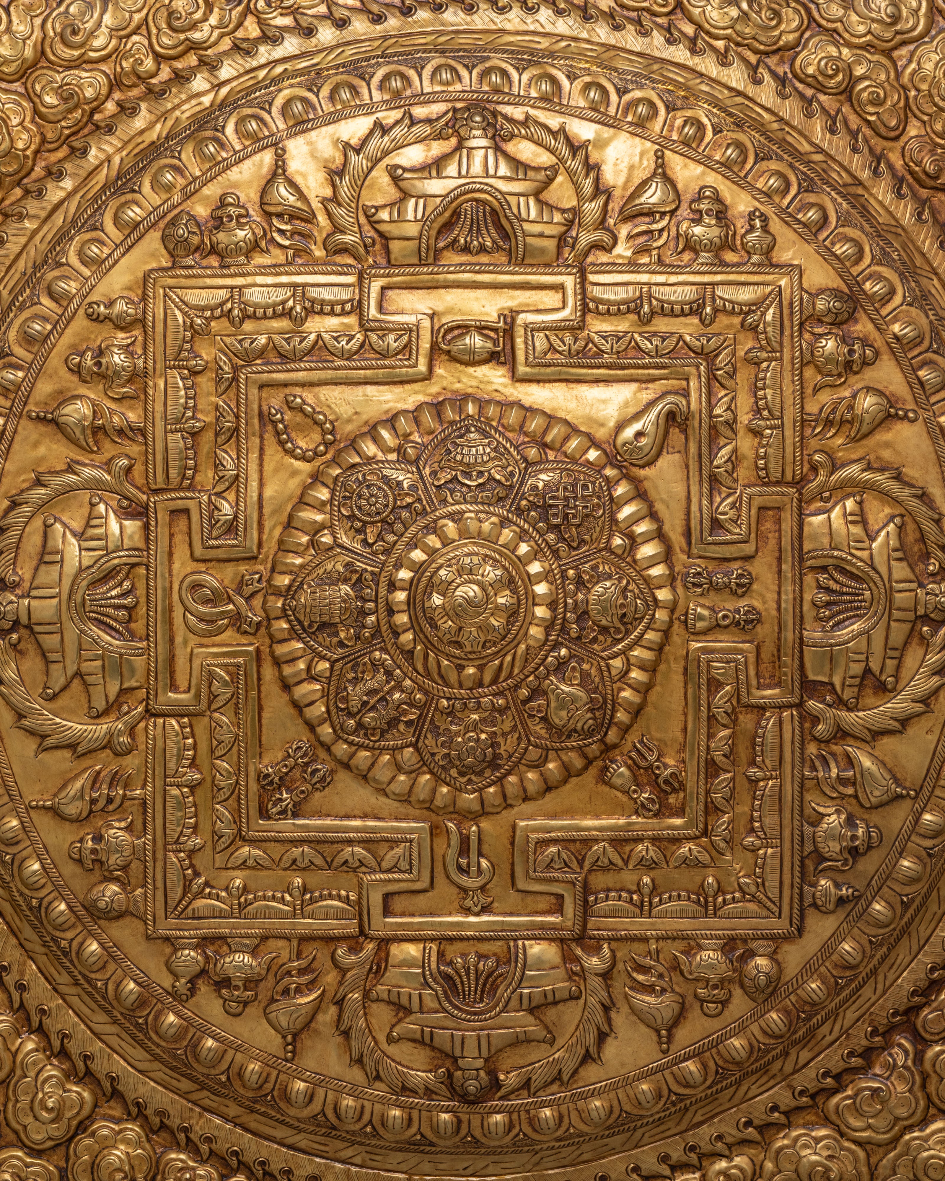 Himalayan Mandala Wall Decor | Traditional Artwork for Sacred Spaces