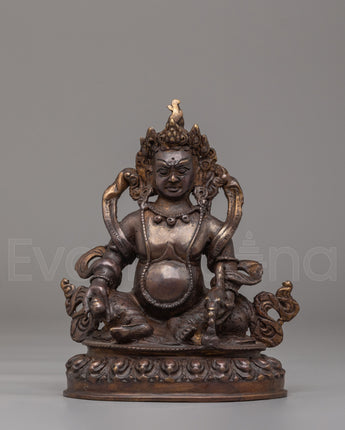 Tibetan Altar Dzambhala Deity Statue