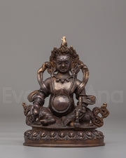 Tibetan Altar Dzambhala Deity Statue