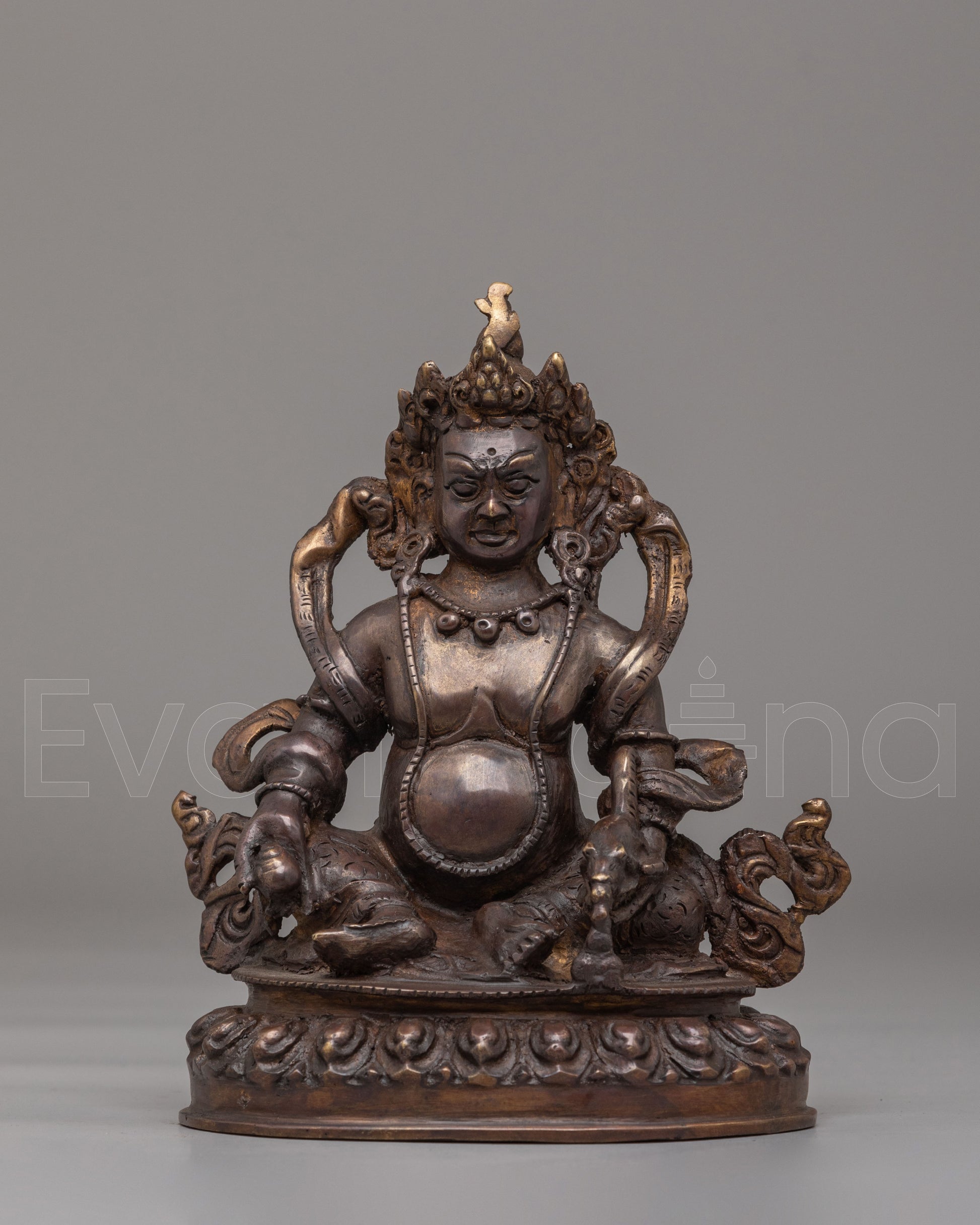 Tibetan Altar Dzambhala Deity Statue