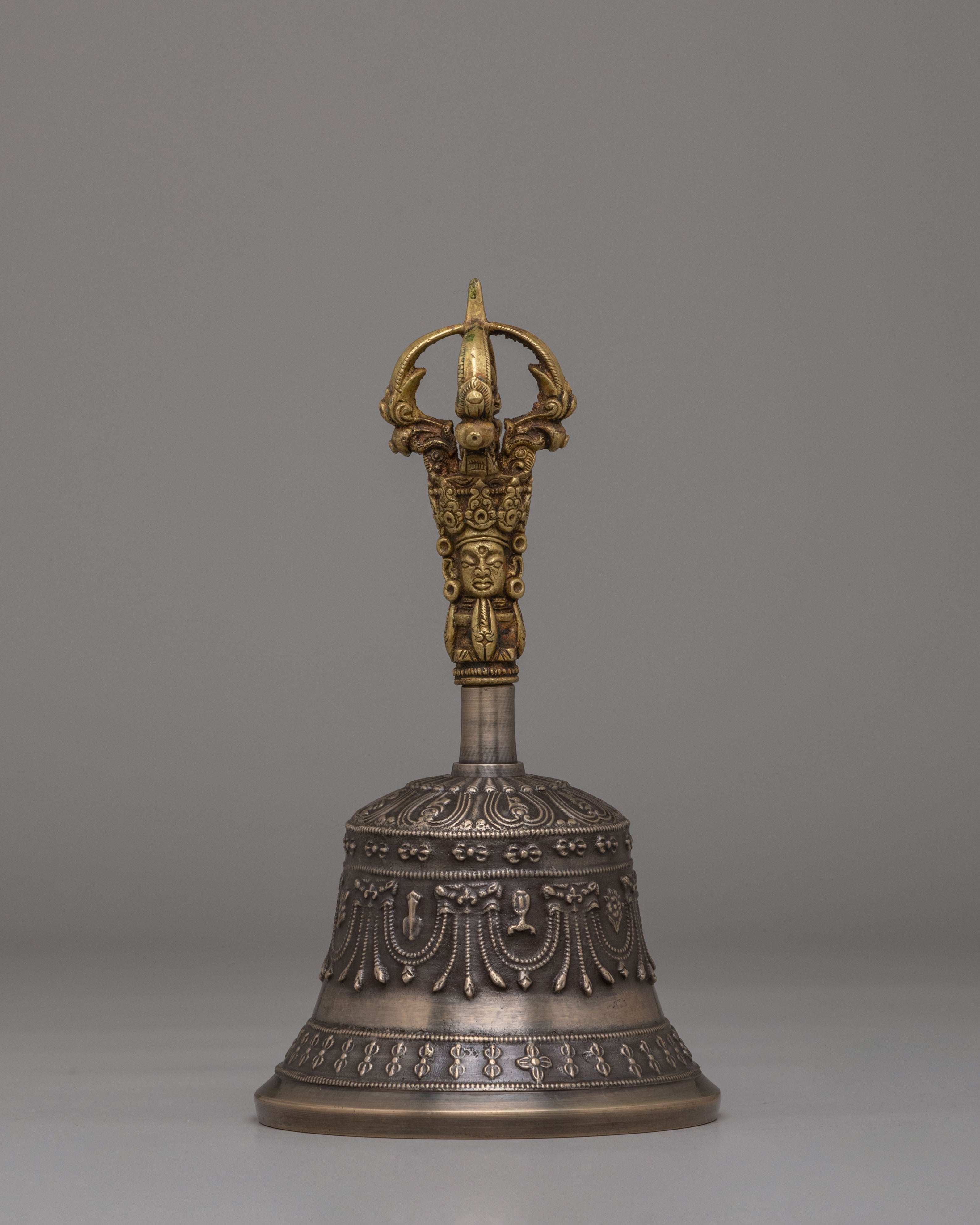 Tibetan Dorje and Bell for Altar Use | Vajra Bell for Buddhist Meditation