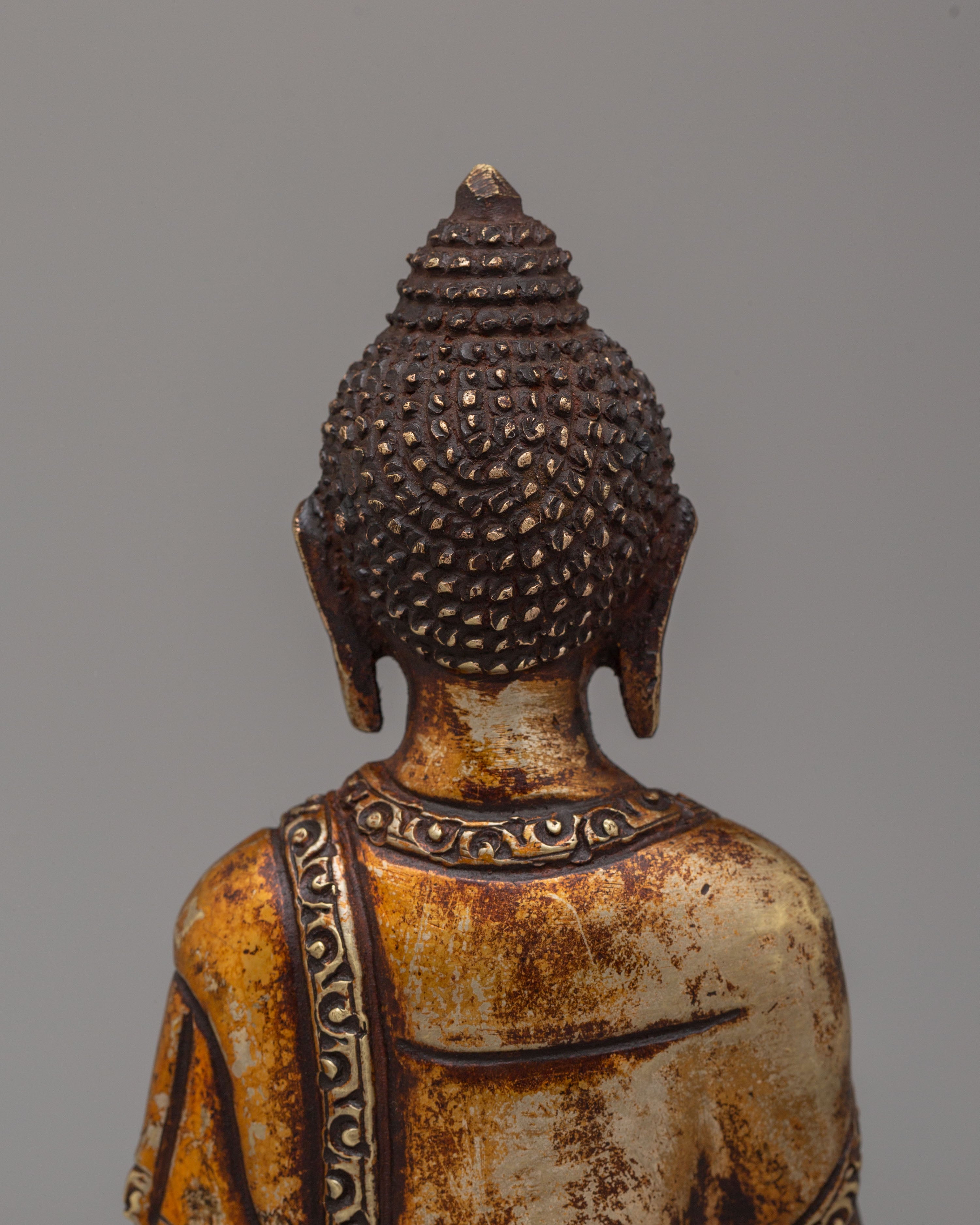 Ratnasambhava Dhyani Buddha Statue | Handcrafted Tibetan Artwork
