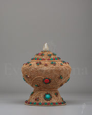 Tibetan Filigree Rice Pot 
