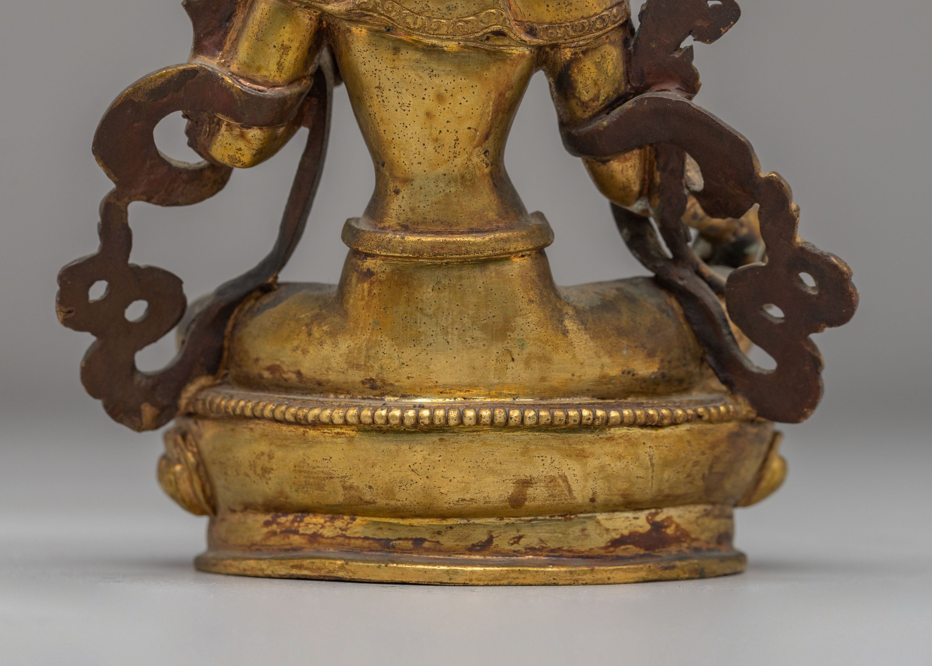 Himalayan Green Tara Altar Statue | Handmade Figurine for Spiritual Decor