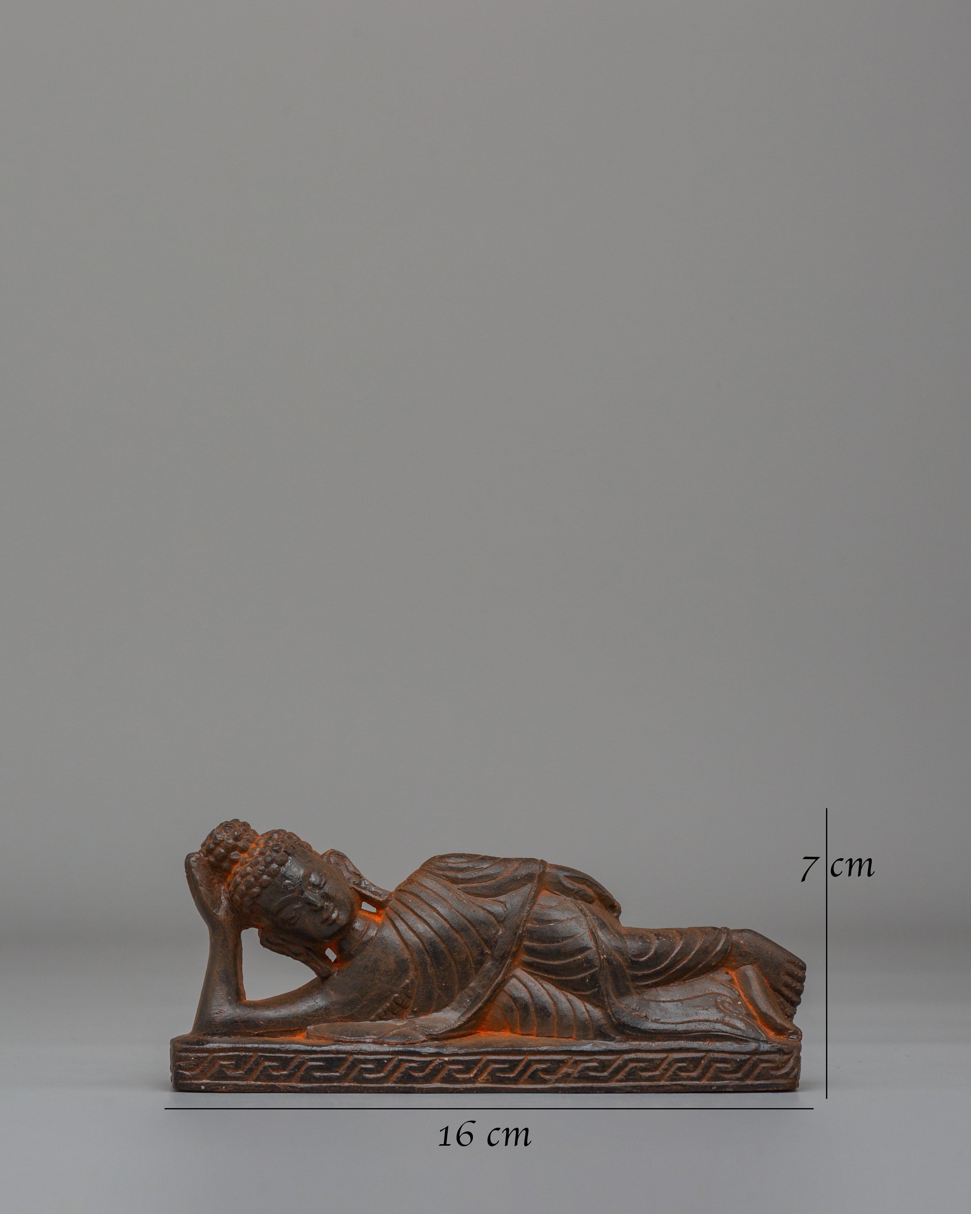 Handcrafted Sleeping Buddha Statue | Himalayan Meditation Art