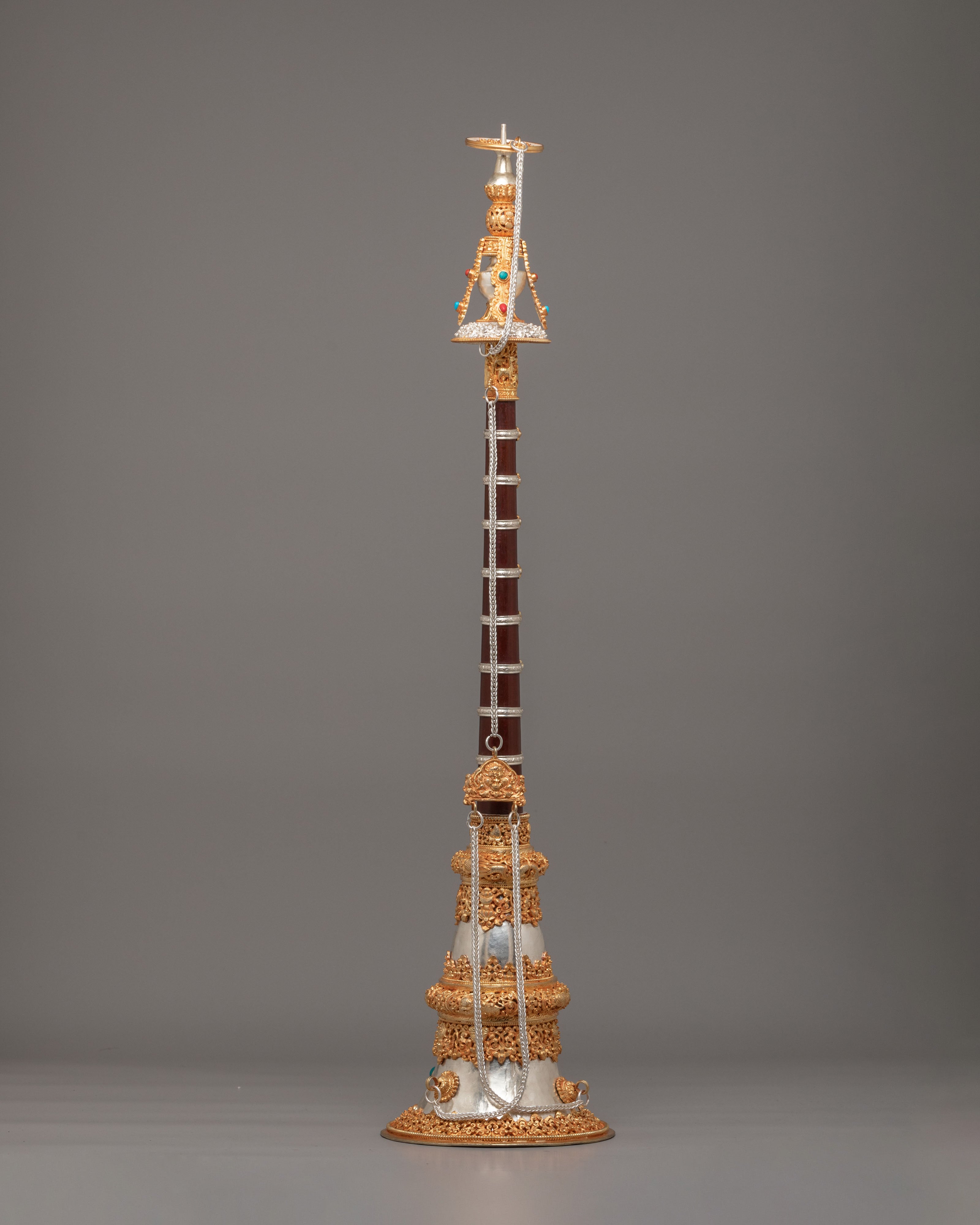 Buddhist Ritual Gyaling Set | Ritual Trumpet Set