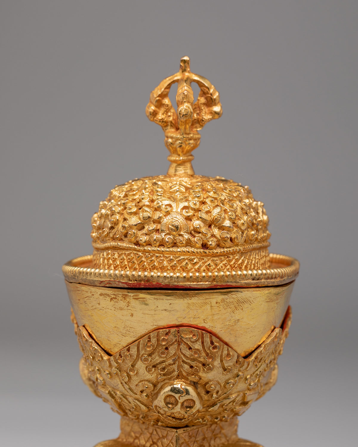 Himalayan Buddhist Kapala Set | Skull Cups for Ritual Use