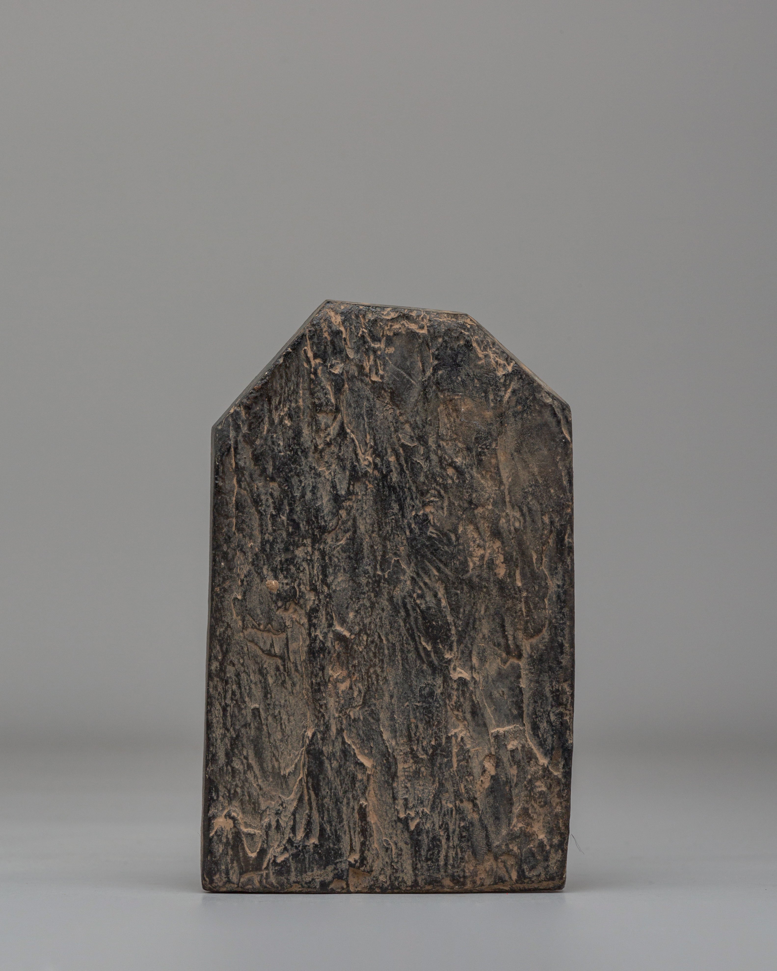 Spiritual Black Dzambhala Sculpture | Wealth Deity Figurine for Abundance and Protection