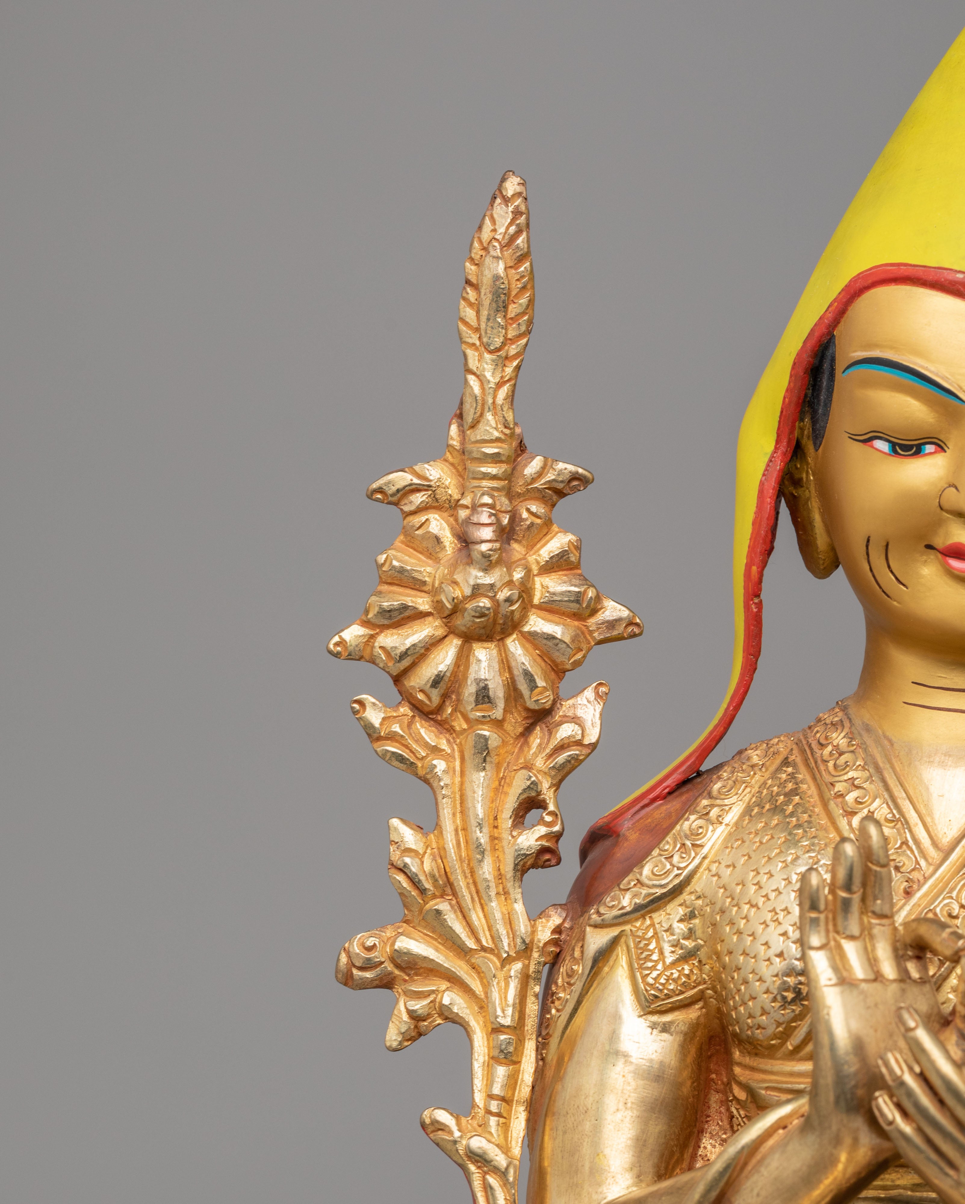 Sacred Tsongkhapa Set Statue | Spiritual Practice and Devotion