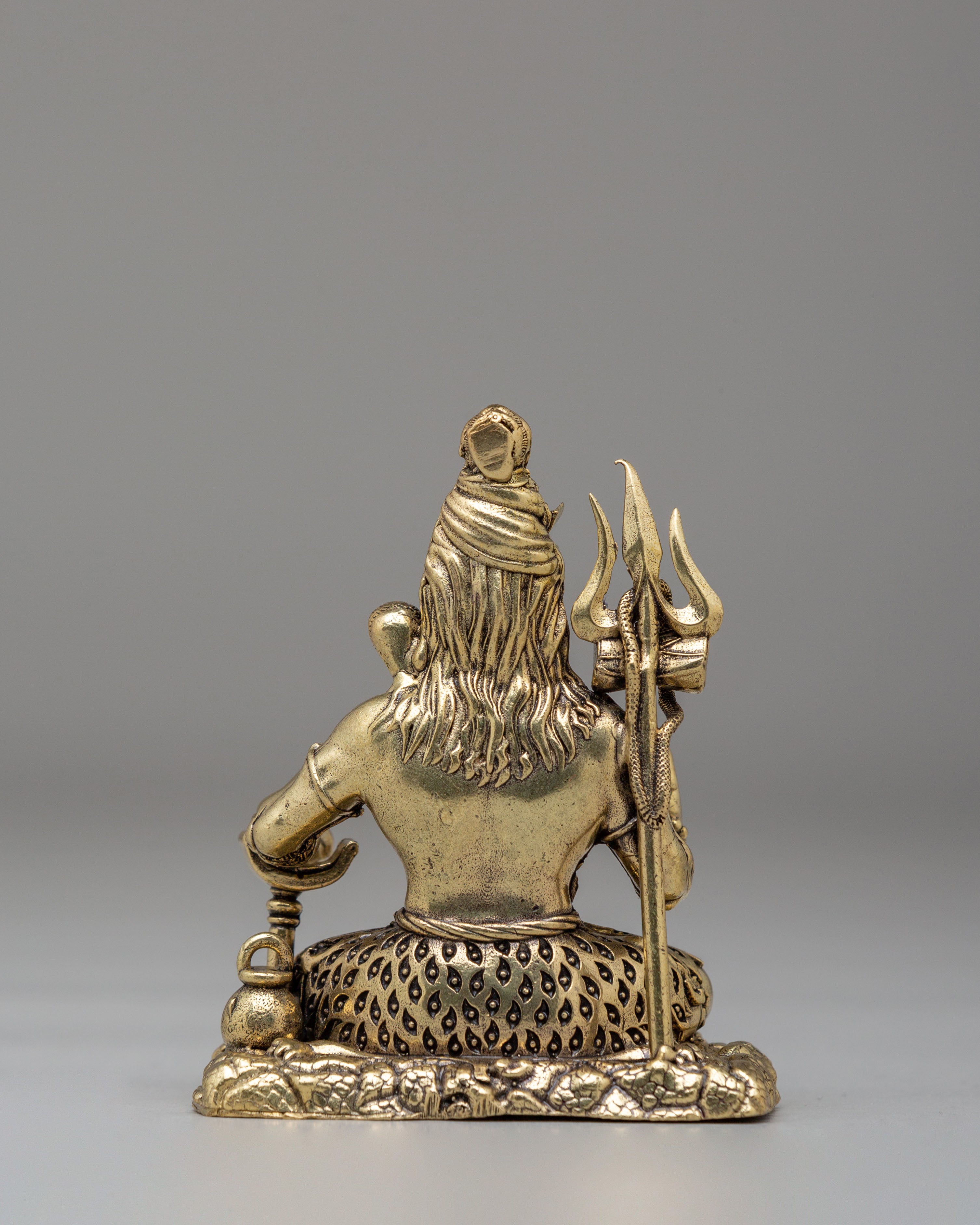 Handcrafted Lord Shiva With Trishul Statue | Hindu God Sculpture