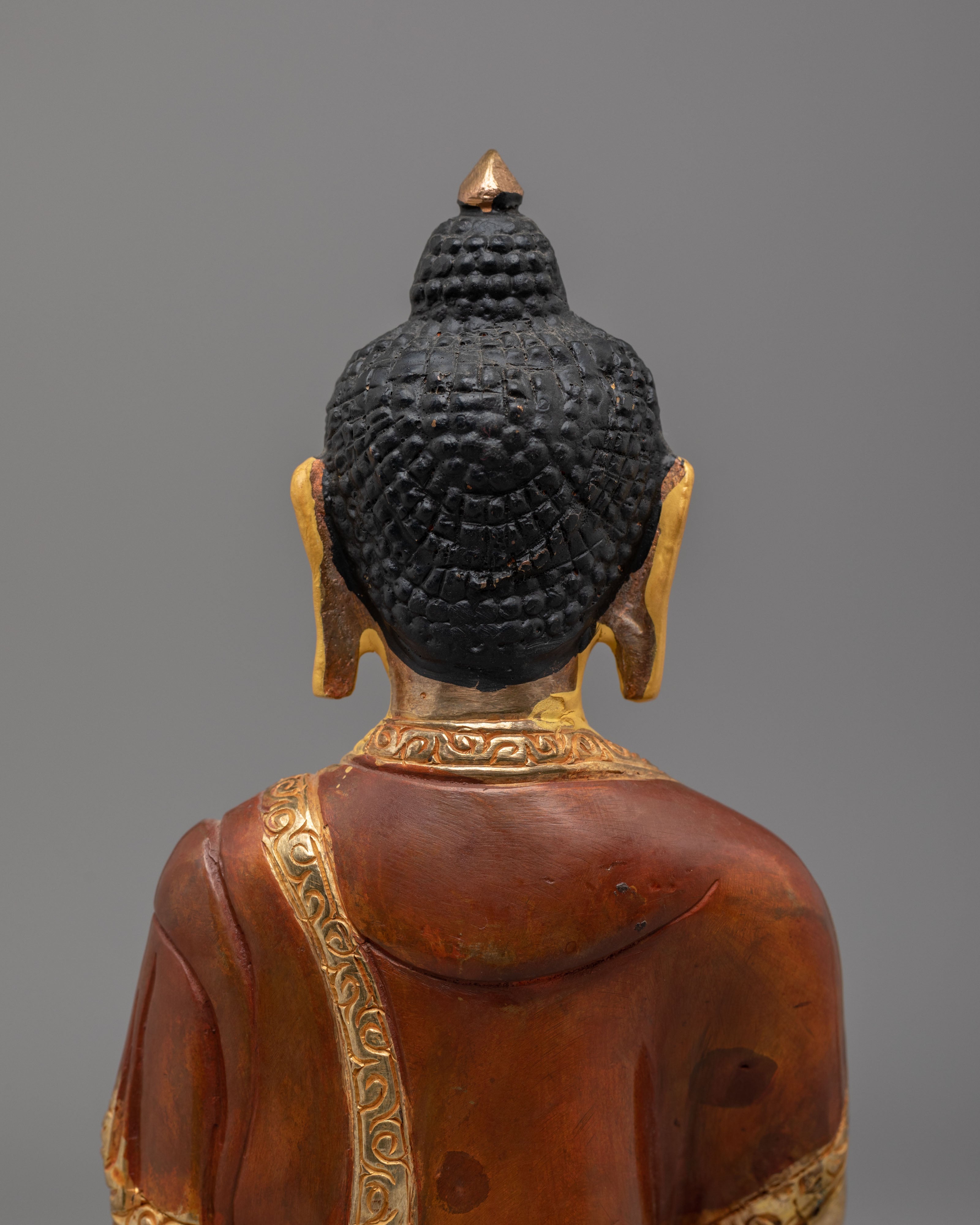 Cosmic Buddha Vairocana Altar Statue | Enlightened Buddha Figurine for Meditation