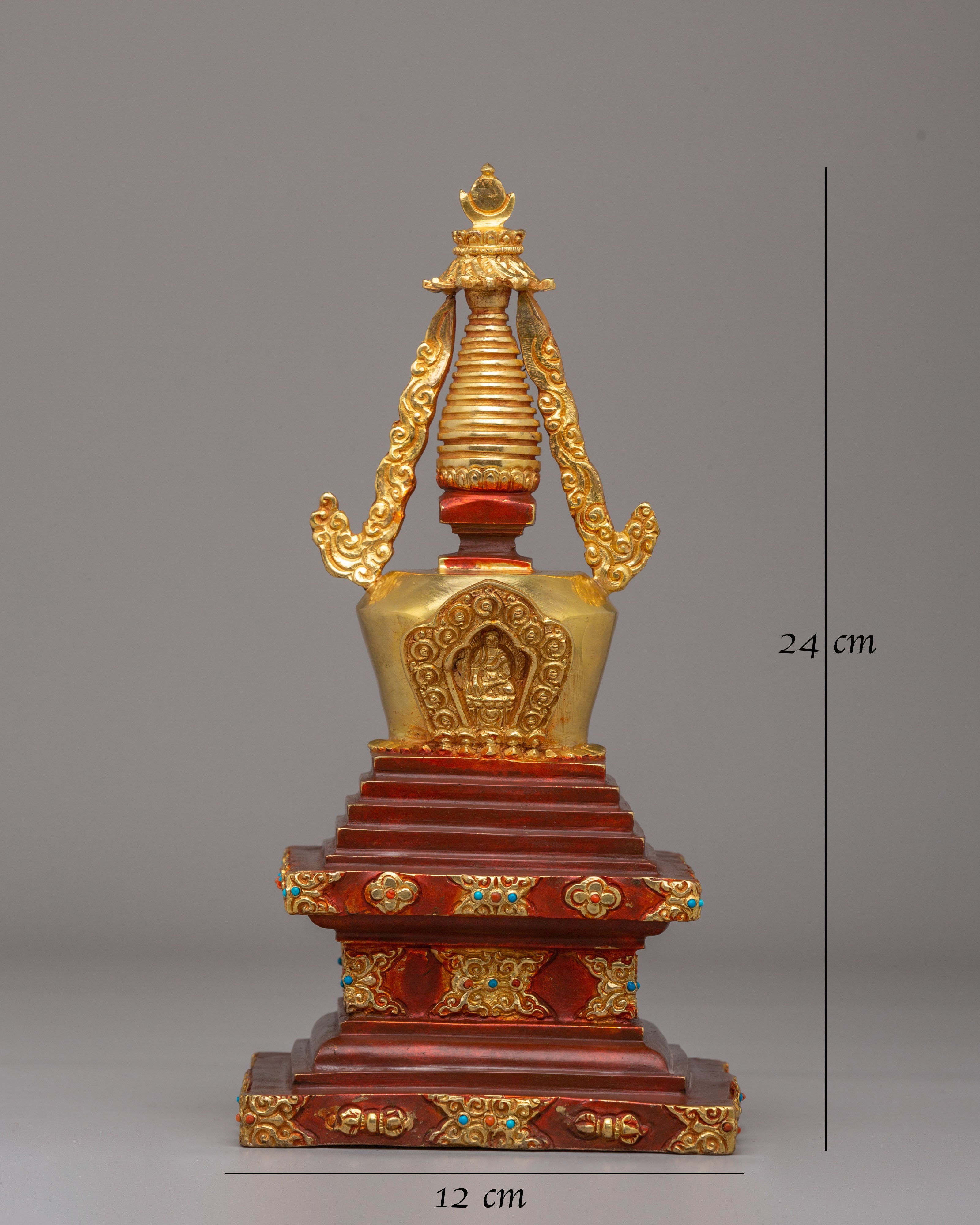 Handcrafted Enlightenment Jangchub Stupa | Symbol of Wisdom and Spiritual Awakening