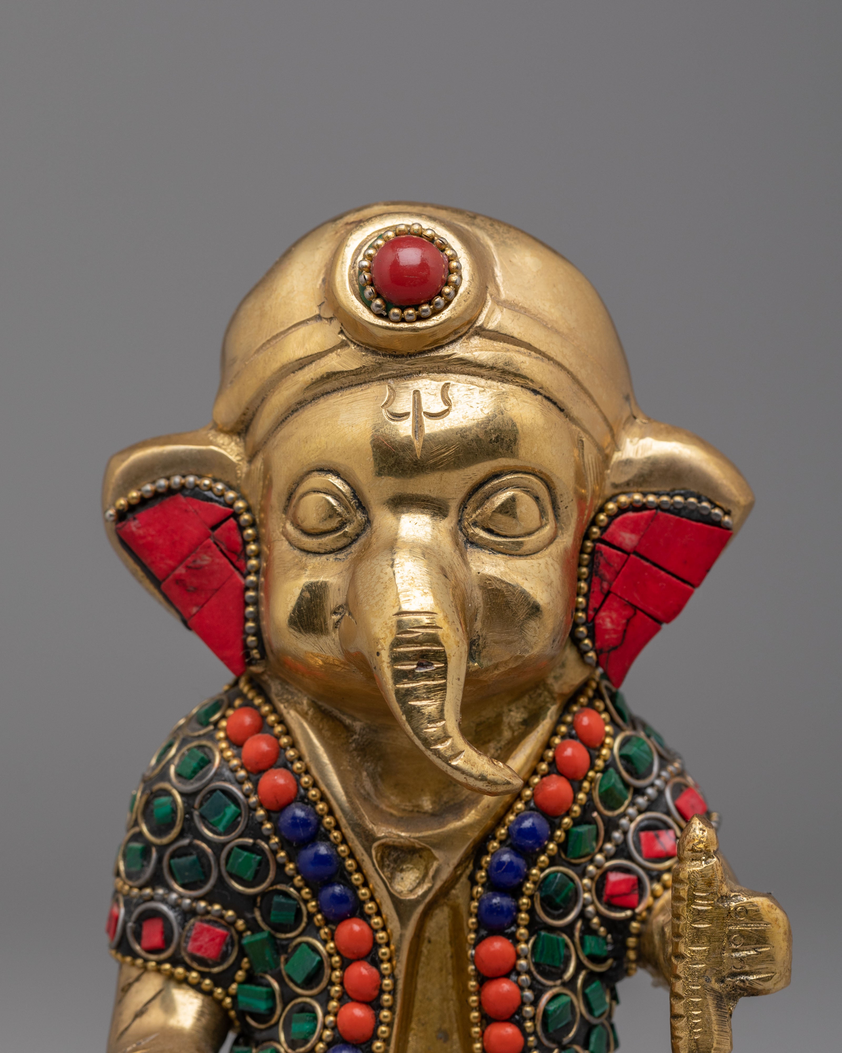 Handmade Standing Ganesh Sculpture | Traditional Artwork