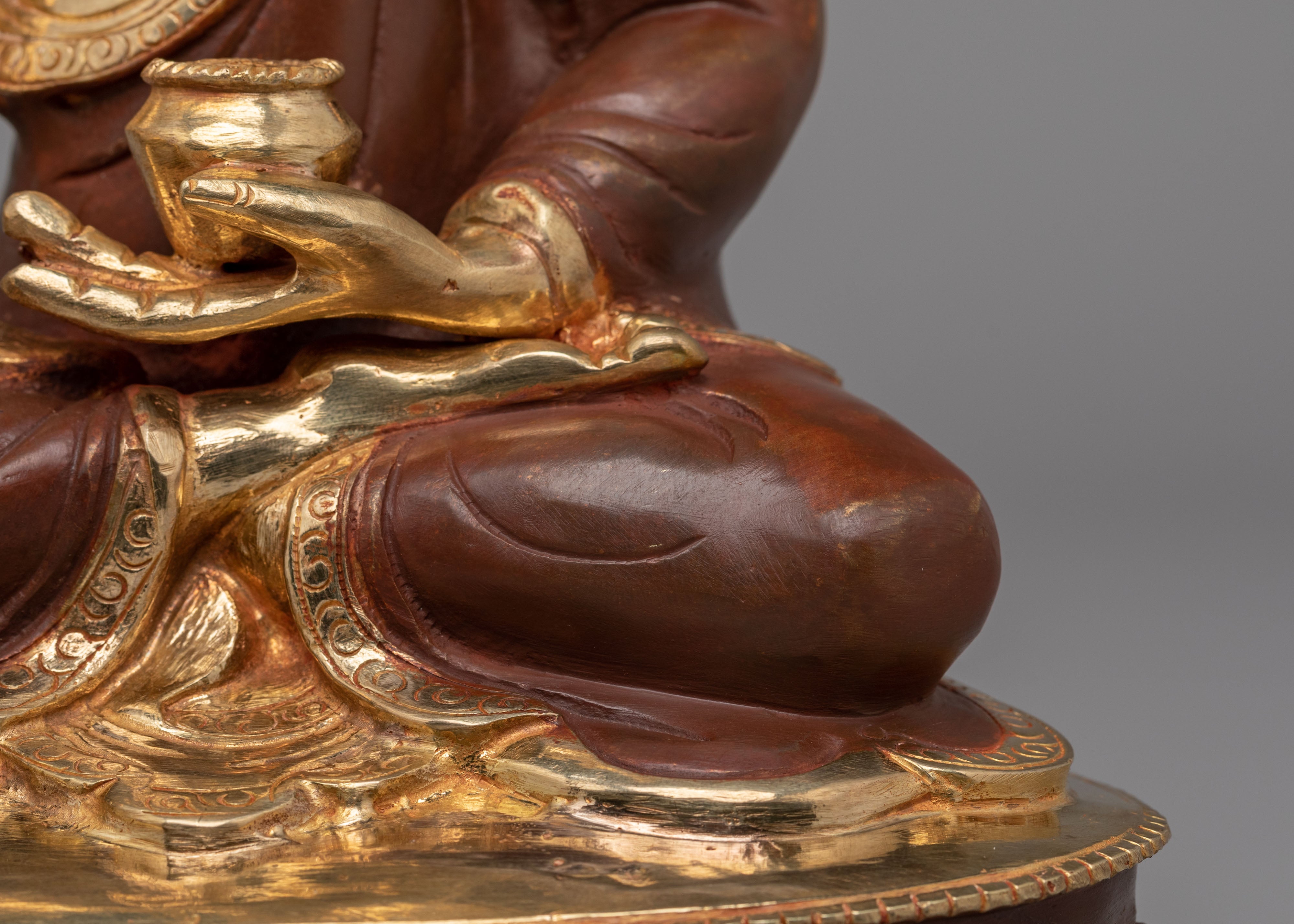 Shakyamuni Buddha Nepal Handmade Statue | Traditional Himalayan Artwork