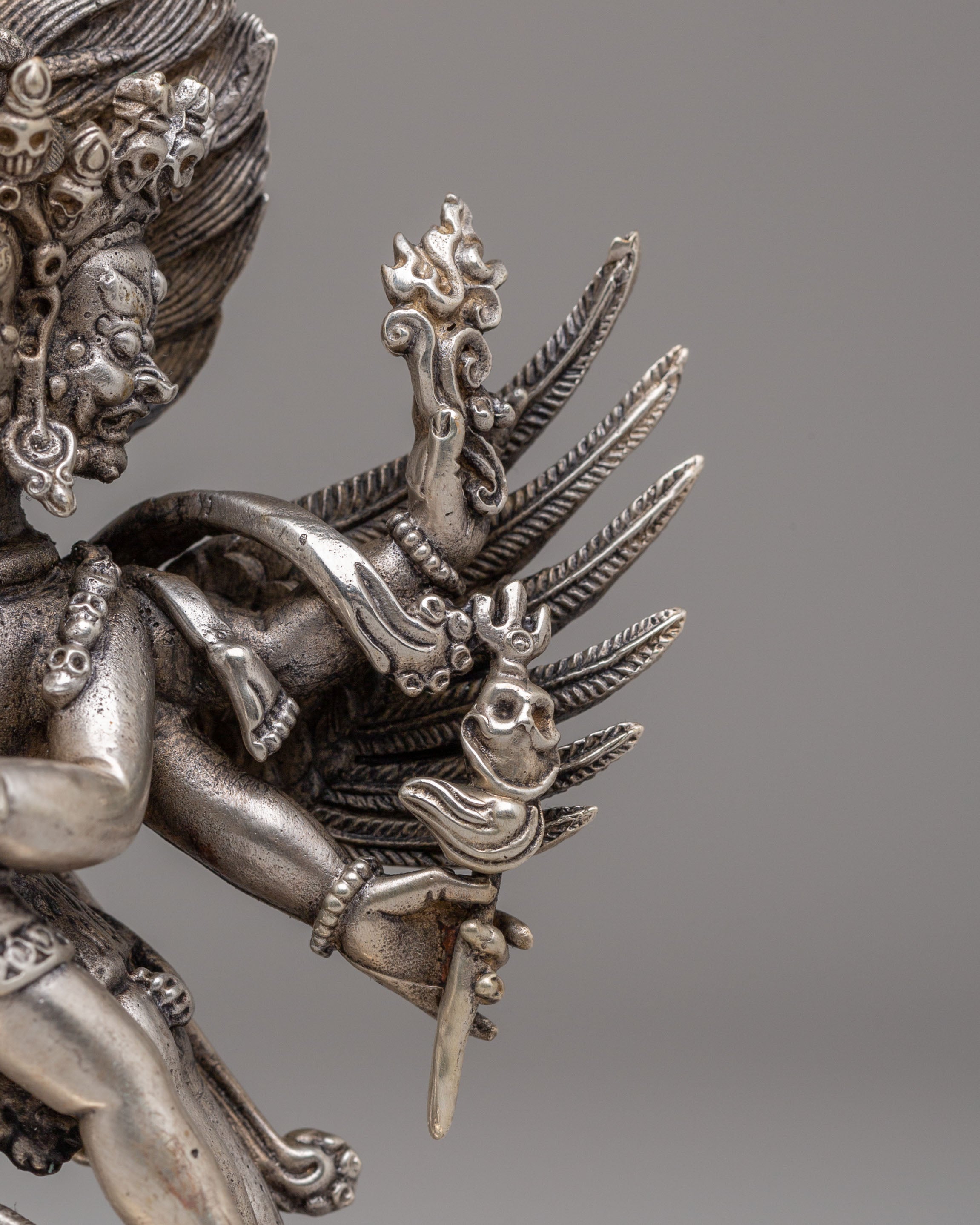 Sacred Himalayan Vajrakilaya Statue | Buddhist Tantric Deity