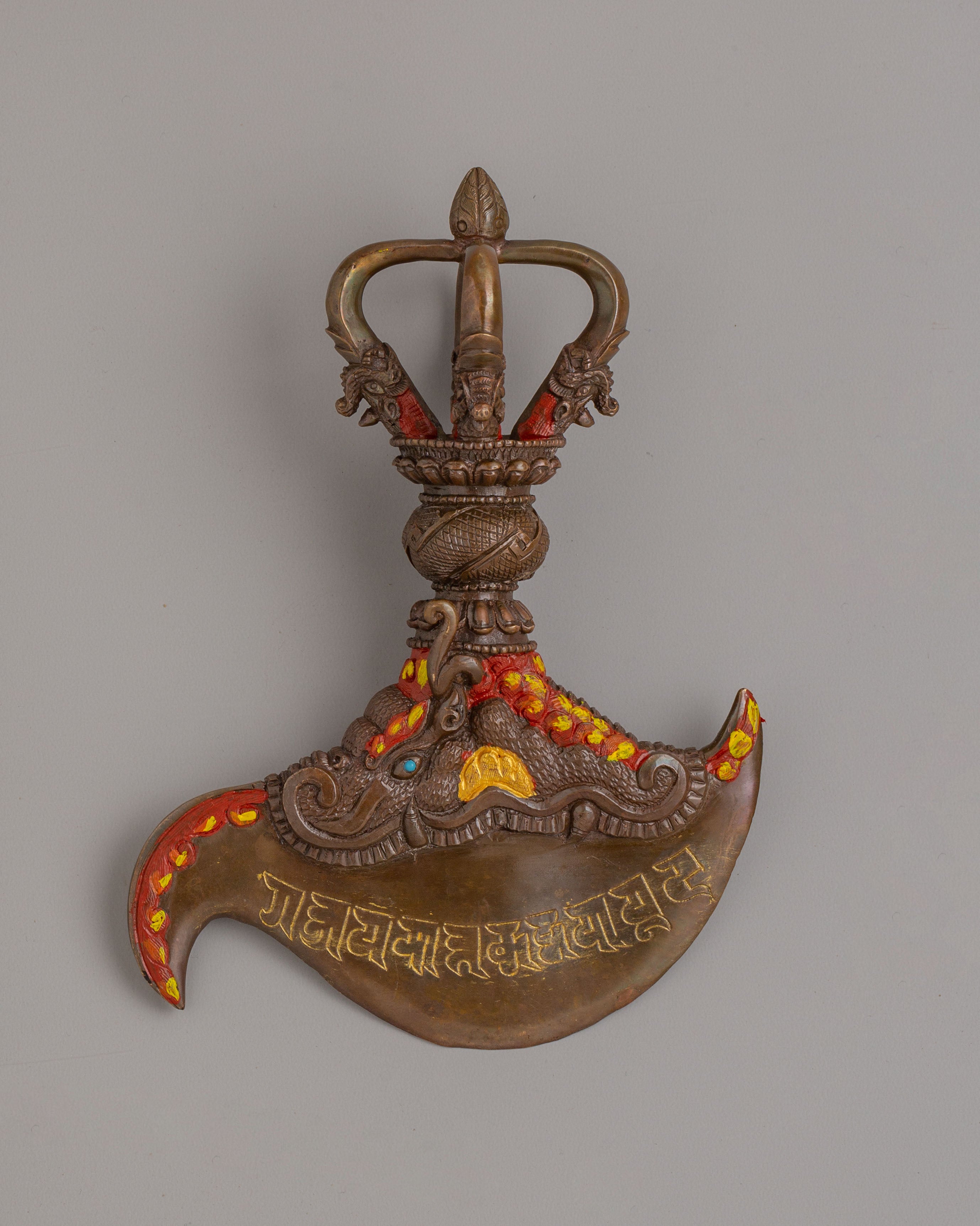 Traditional Ritual Kartika Knife | Sacred Tibetan Dagger