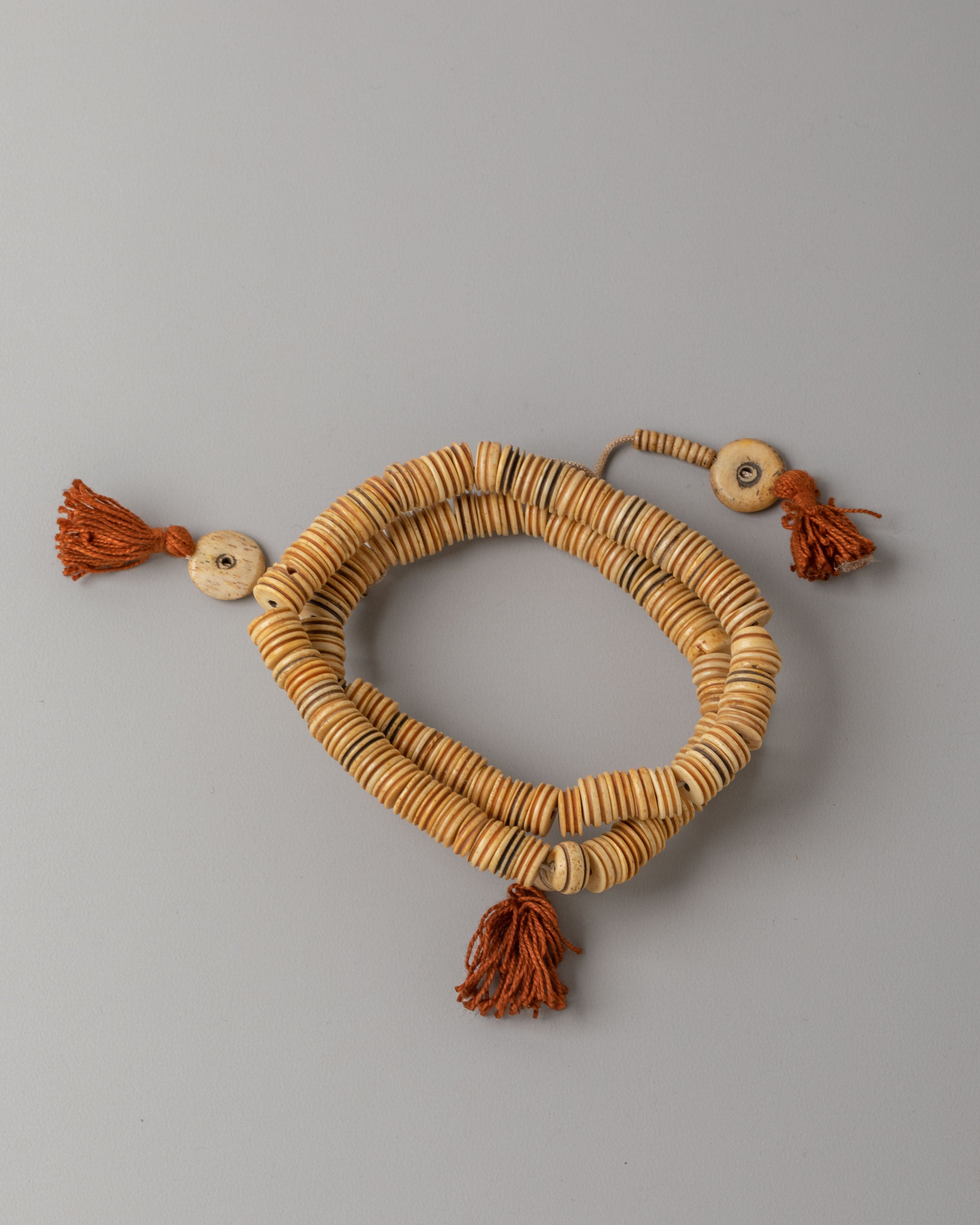 Handcrafted Conch Beads Mala | Sacred Spiritual Tool