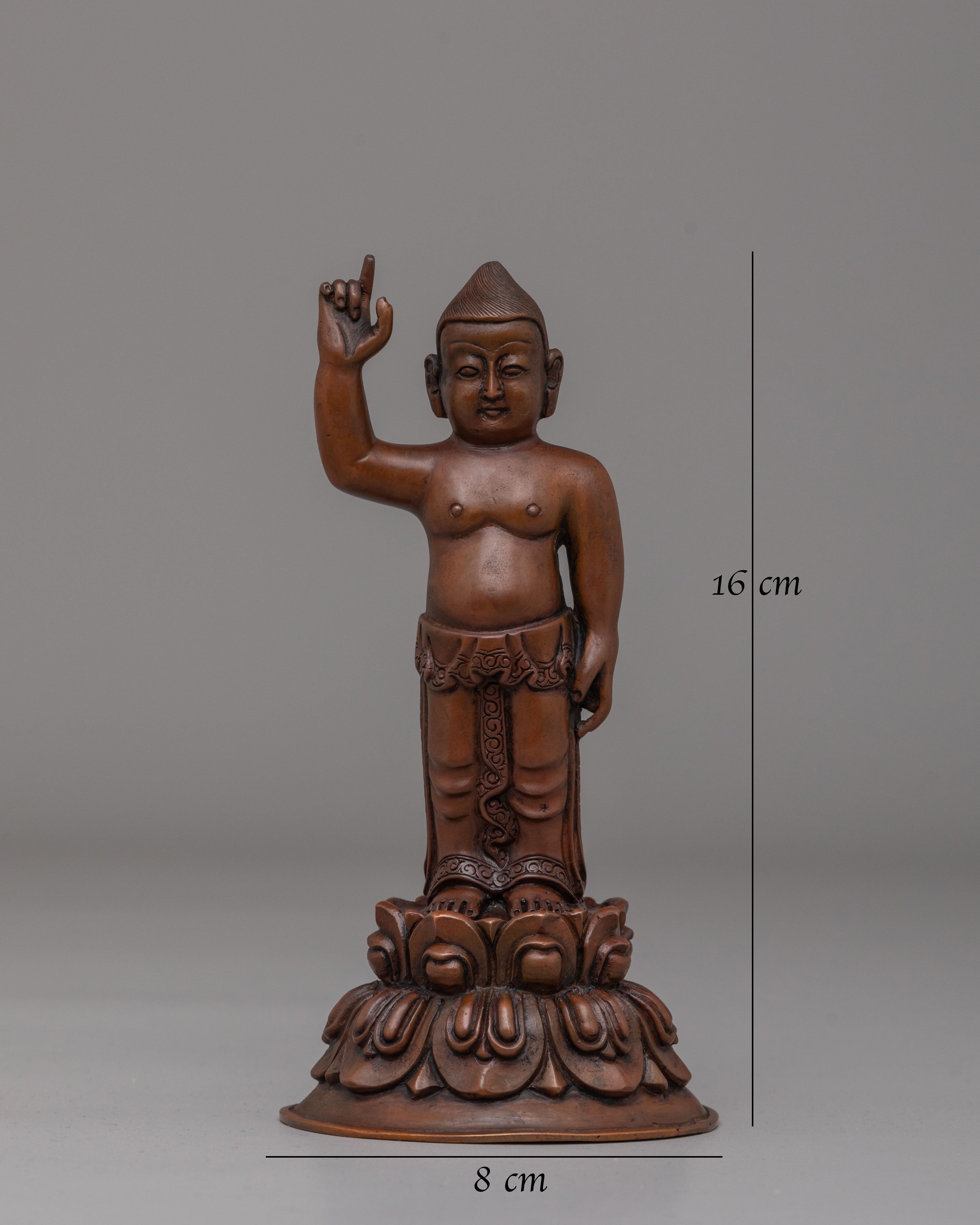 Tibetan Siddhartha Gautama Statue | Symbolizing Spiritual Awakening and Enlightenment