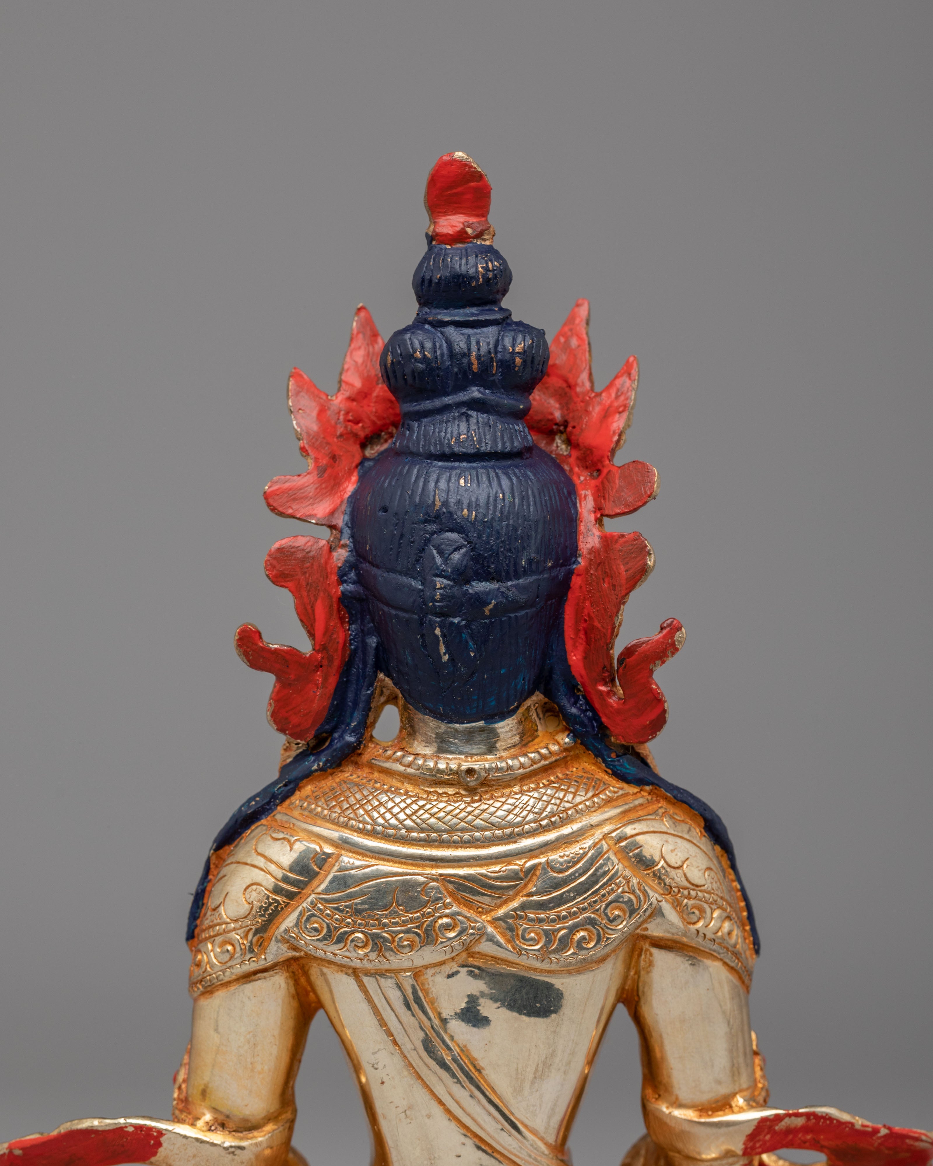 Spiritual Amitayus Buddha Altar Statue | Himalayan Artwork