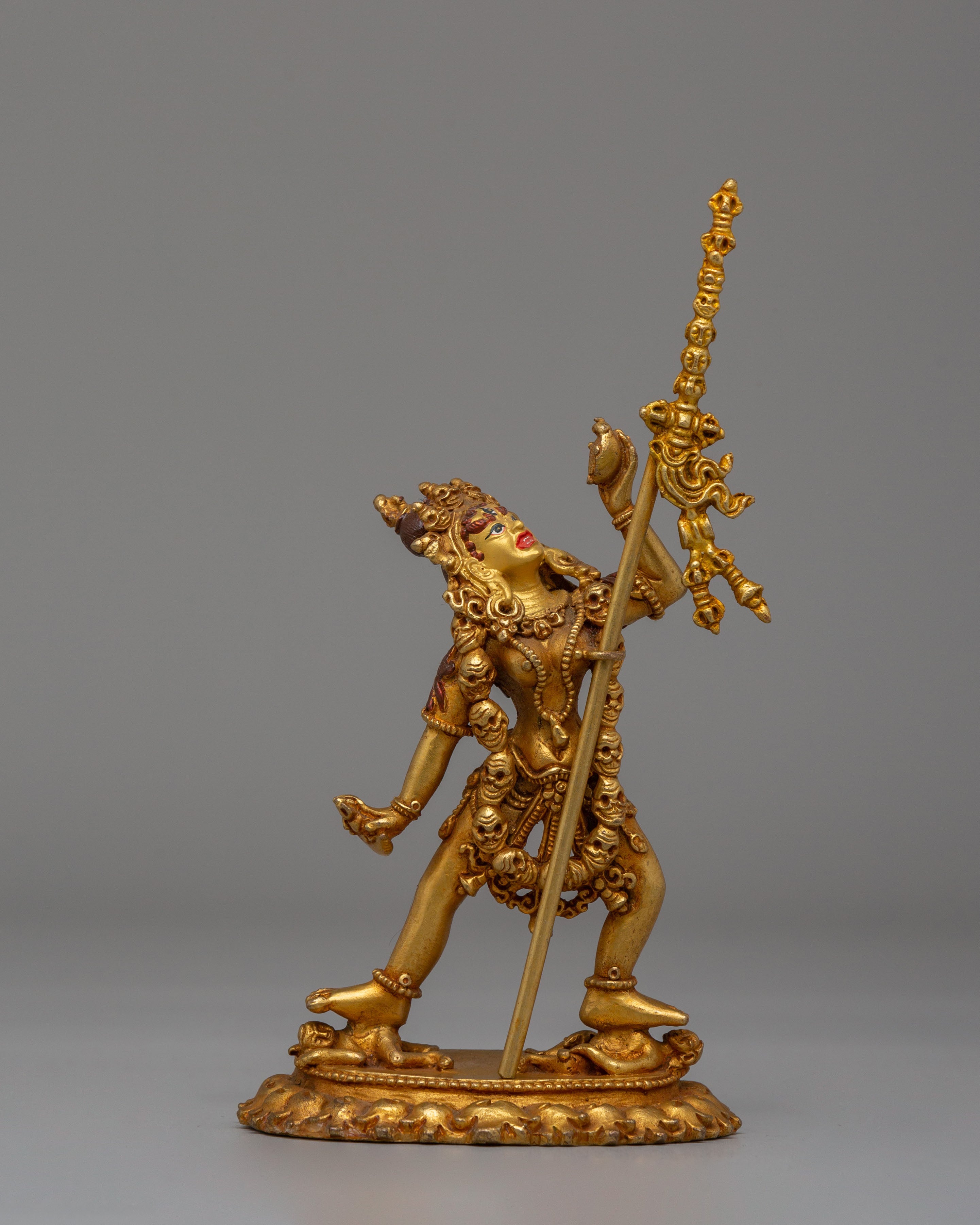 Vajrayogini Wrathful Goddess Statue | Tibetan Tantric Deity Figurine