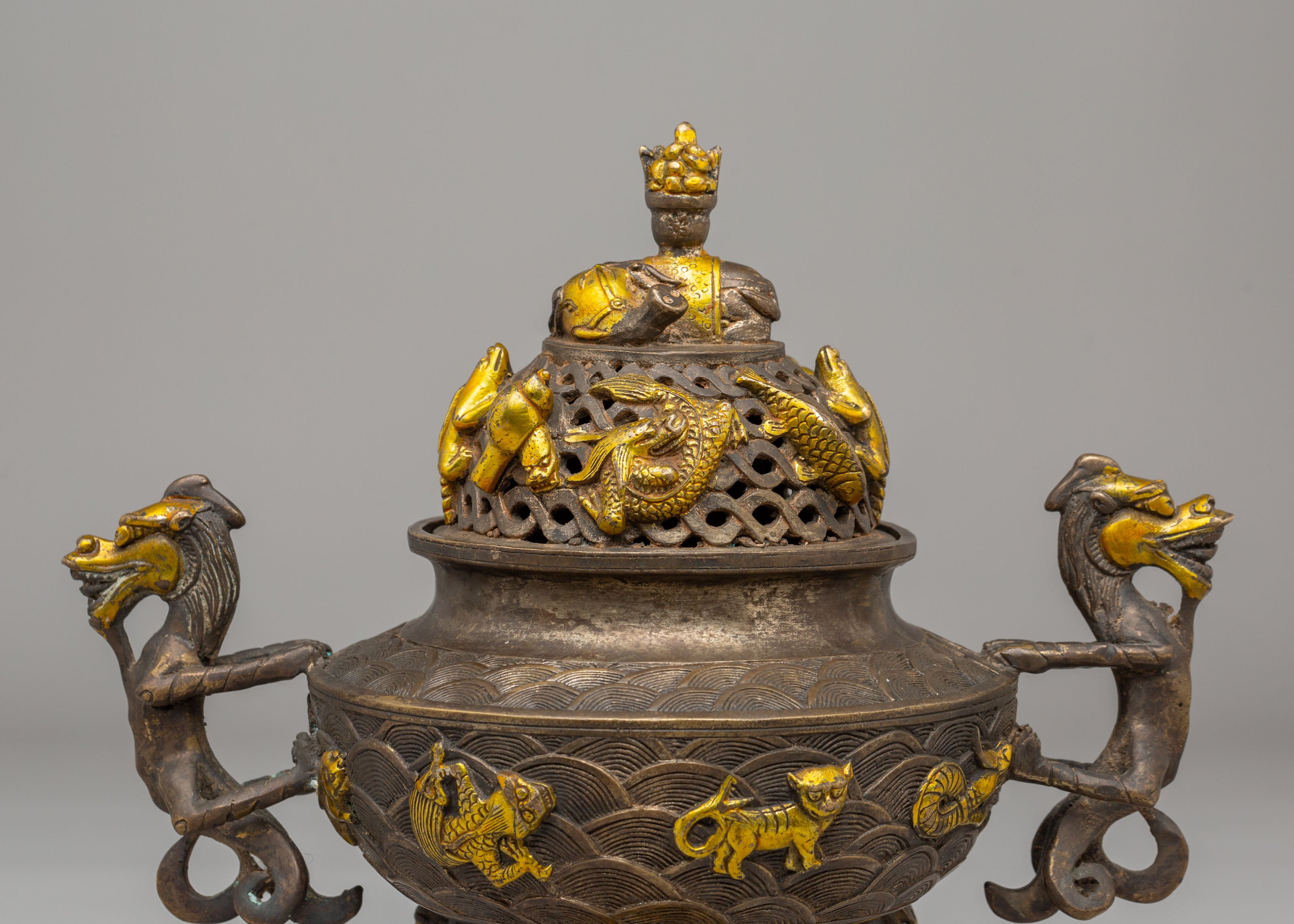 Buddhist Shrine Incense Burner | Handcrafted Ritual Item