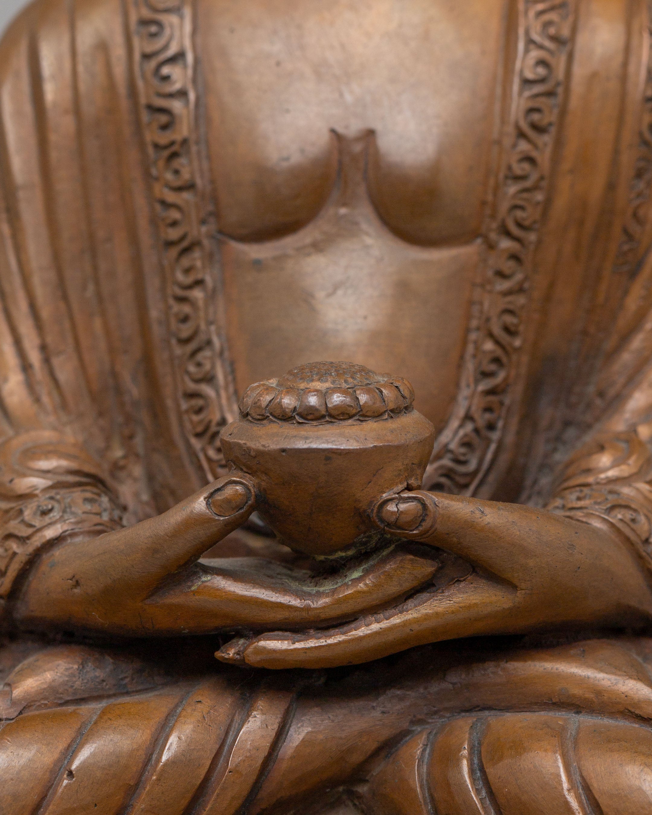 Buddhist Buddha of Infinite Light Statue | Symbol of Compassion & Spiritual Enlightenment