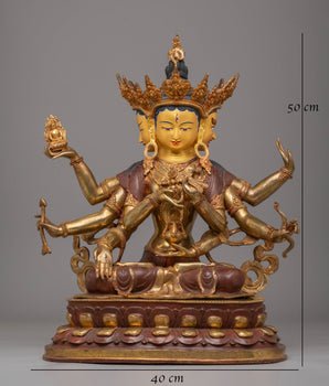 Handcrafted Namgyalma Copper Statue