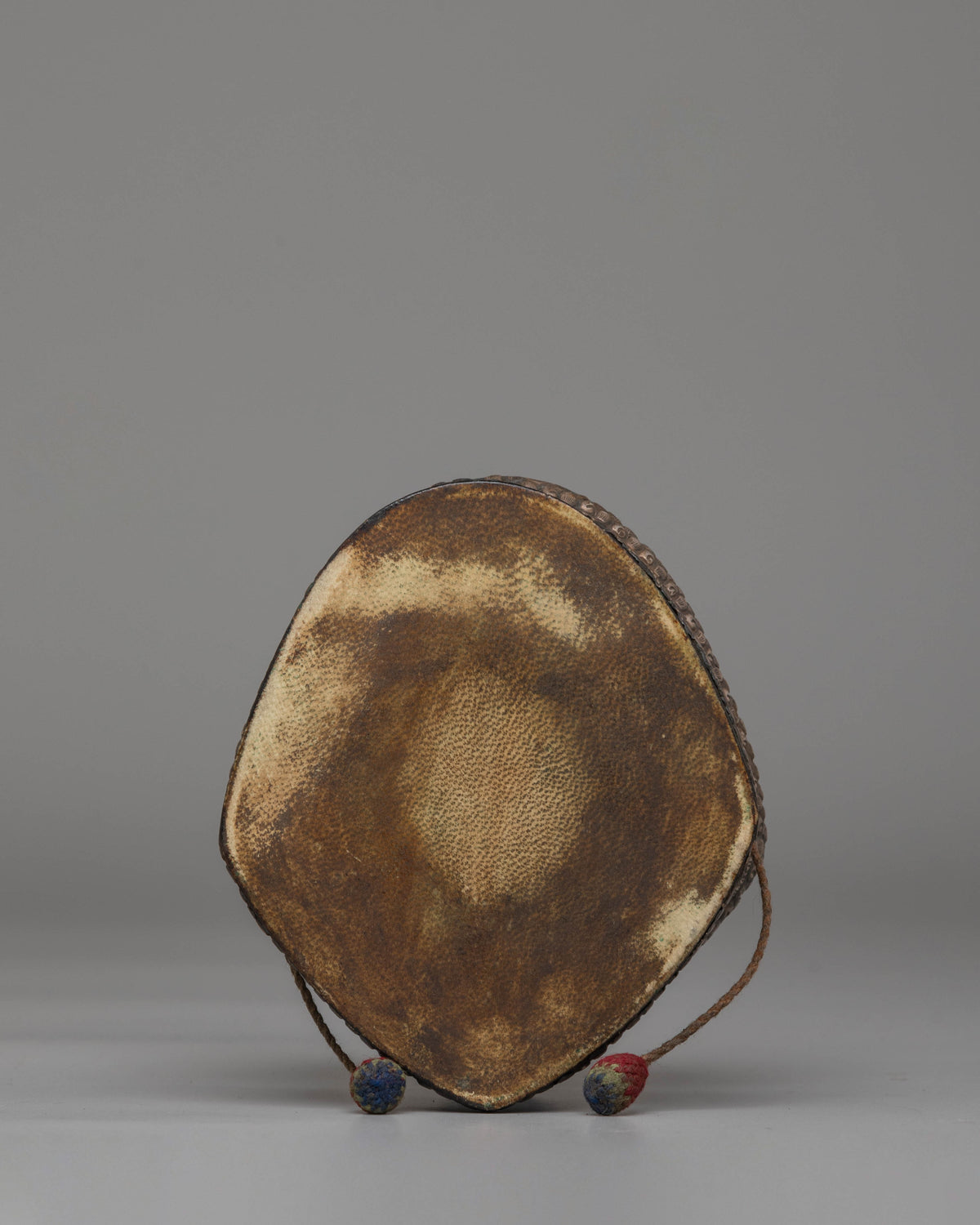 Handcrafted Buddhist Damaru for Ceremonies | Spiritual Instrument