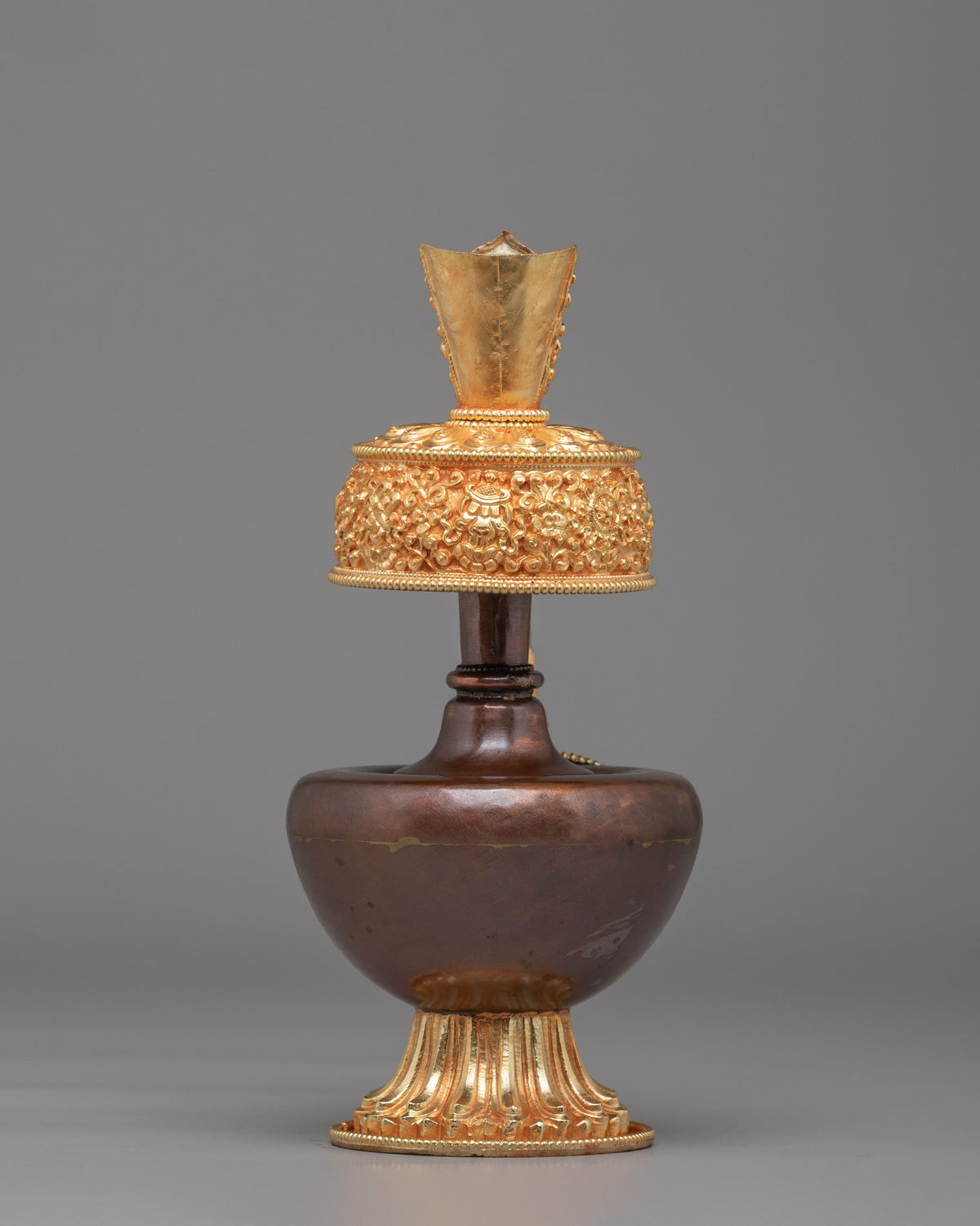 Handcrafted Tibetan Bhumba Offering Set | Ritual Water Vessels for Sacred Offerings