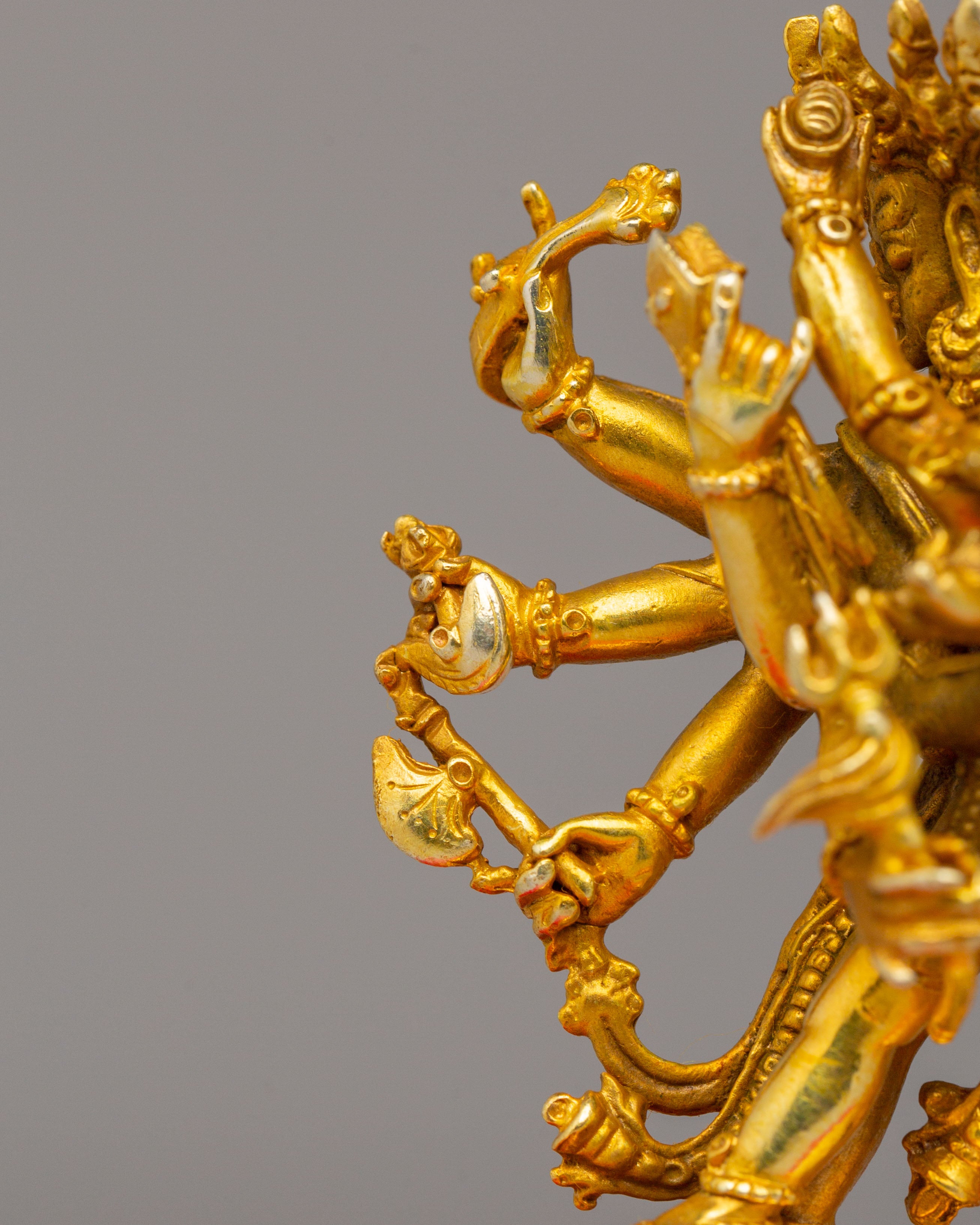 Tibetan Chakrasamvara with Consort Statue | Handmade Himalayan Art