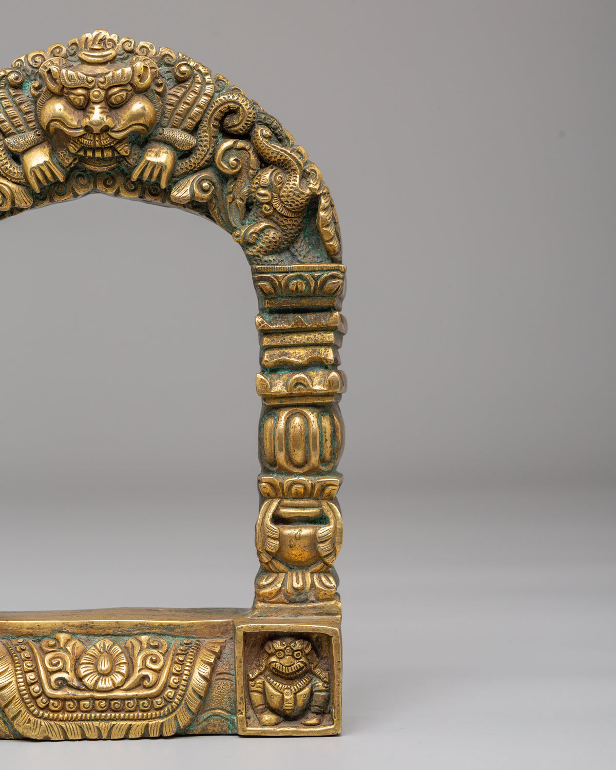 Handcrafted Prabhavali | Copper Ritual Item for Puja