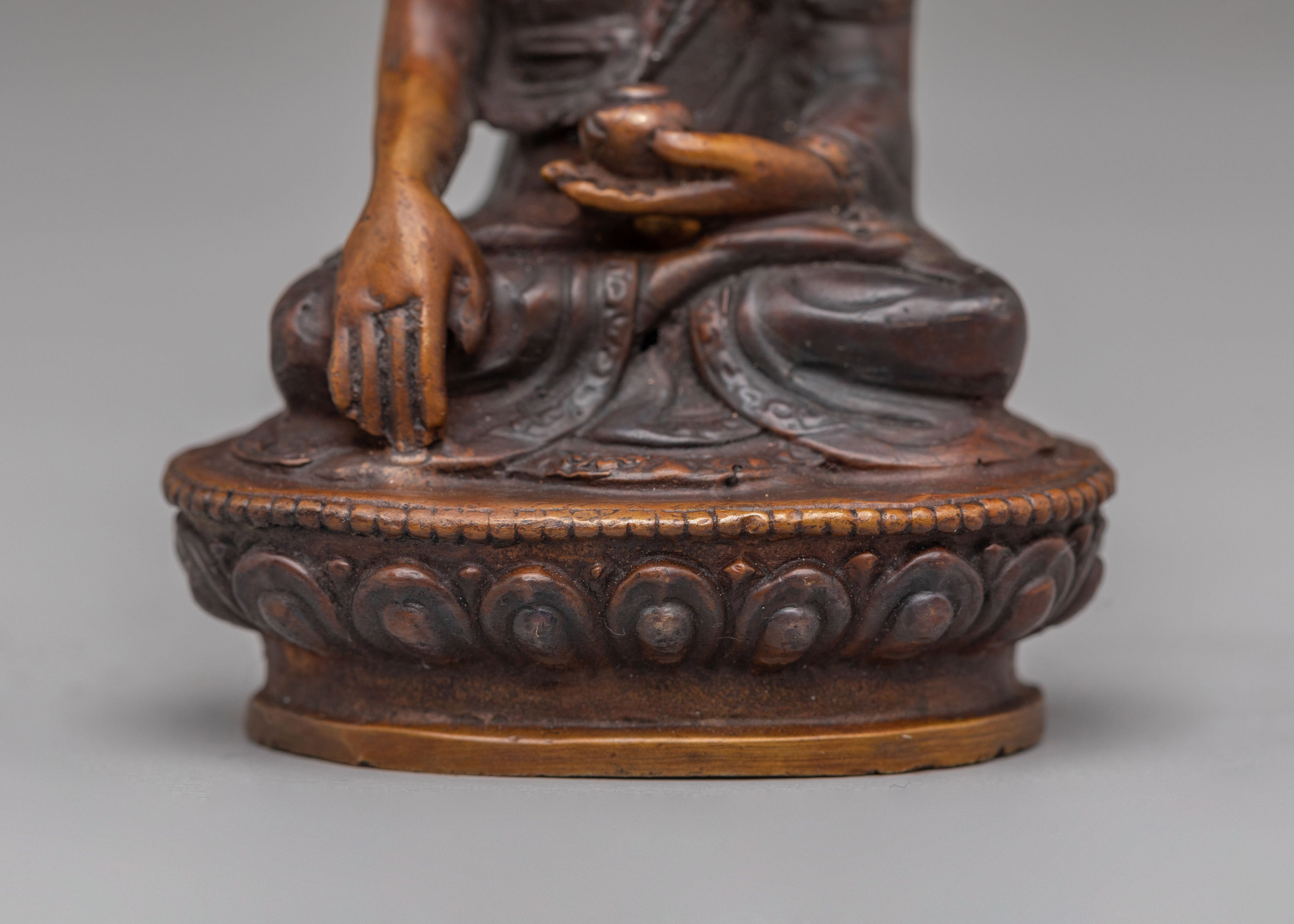 Machine-Made Shakyamuni Buddha Figurine | Himalayan Dharma Gift Art