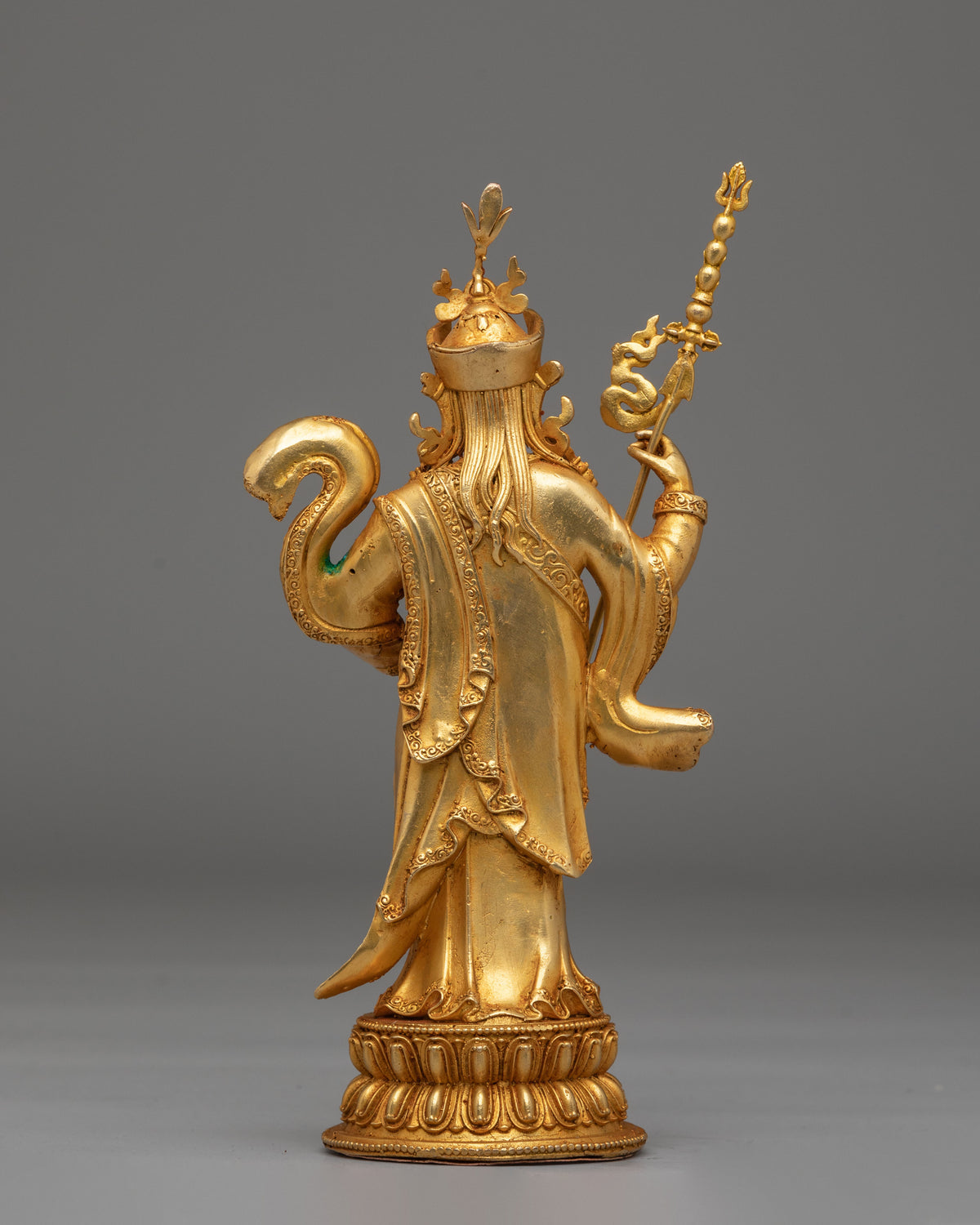 Handcrafted Standing Guru Rinpoche Statue | Spiritual Decor
