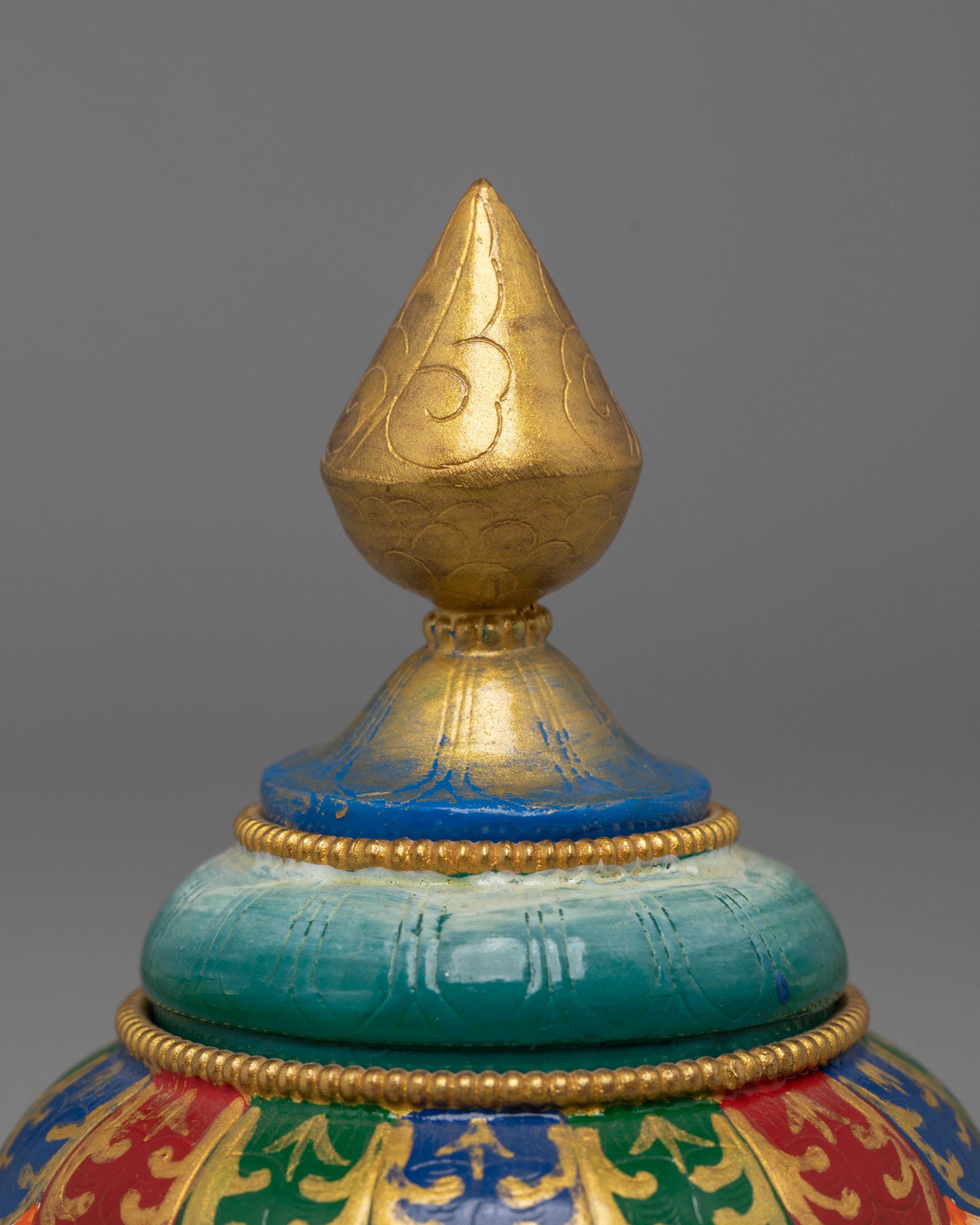 Buddhist Copper Rice Pot | Perfect for Sacred Offerings