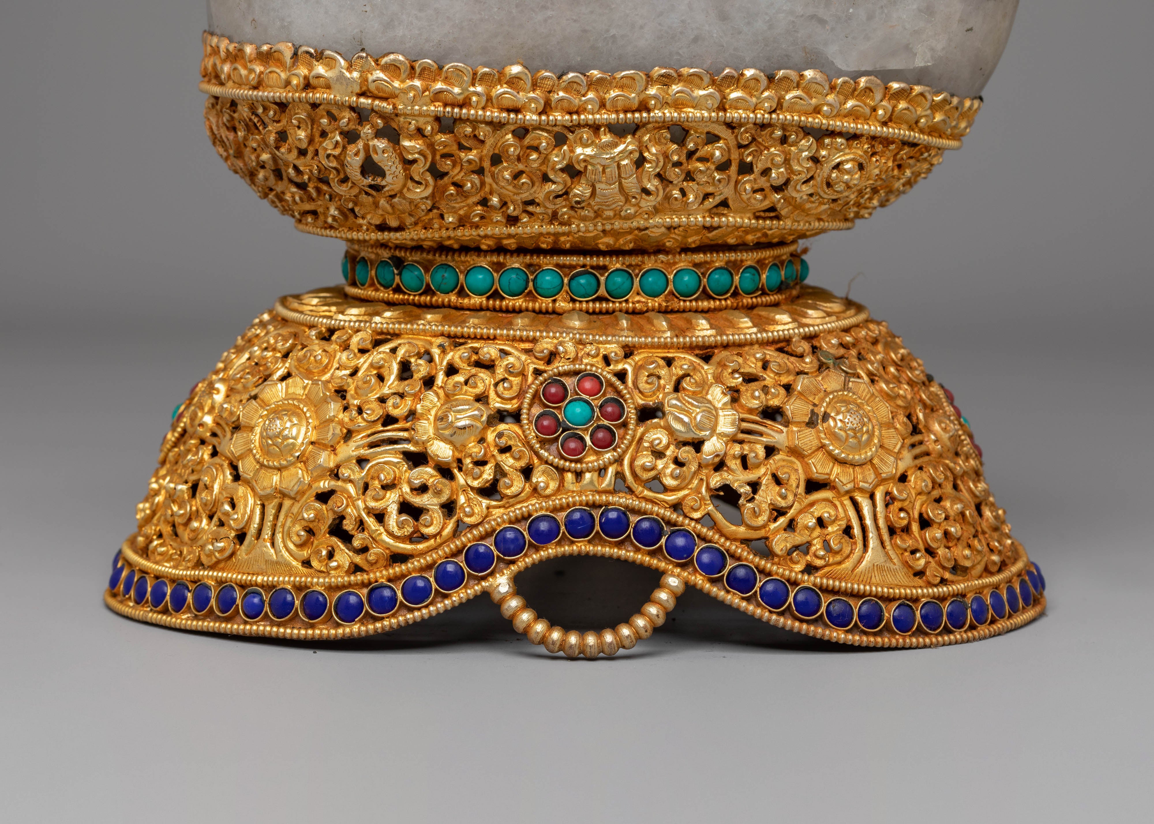 Spiritual Himalayan Kapala | Handcrafted Tibetan Ritual Bowl
