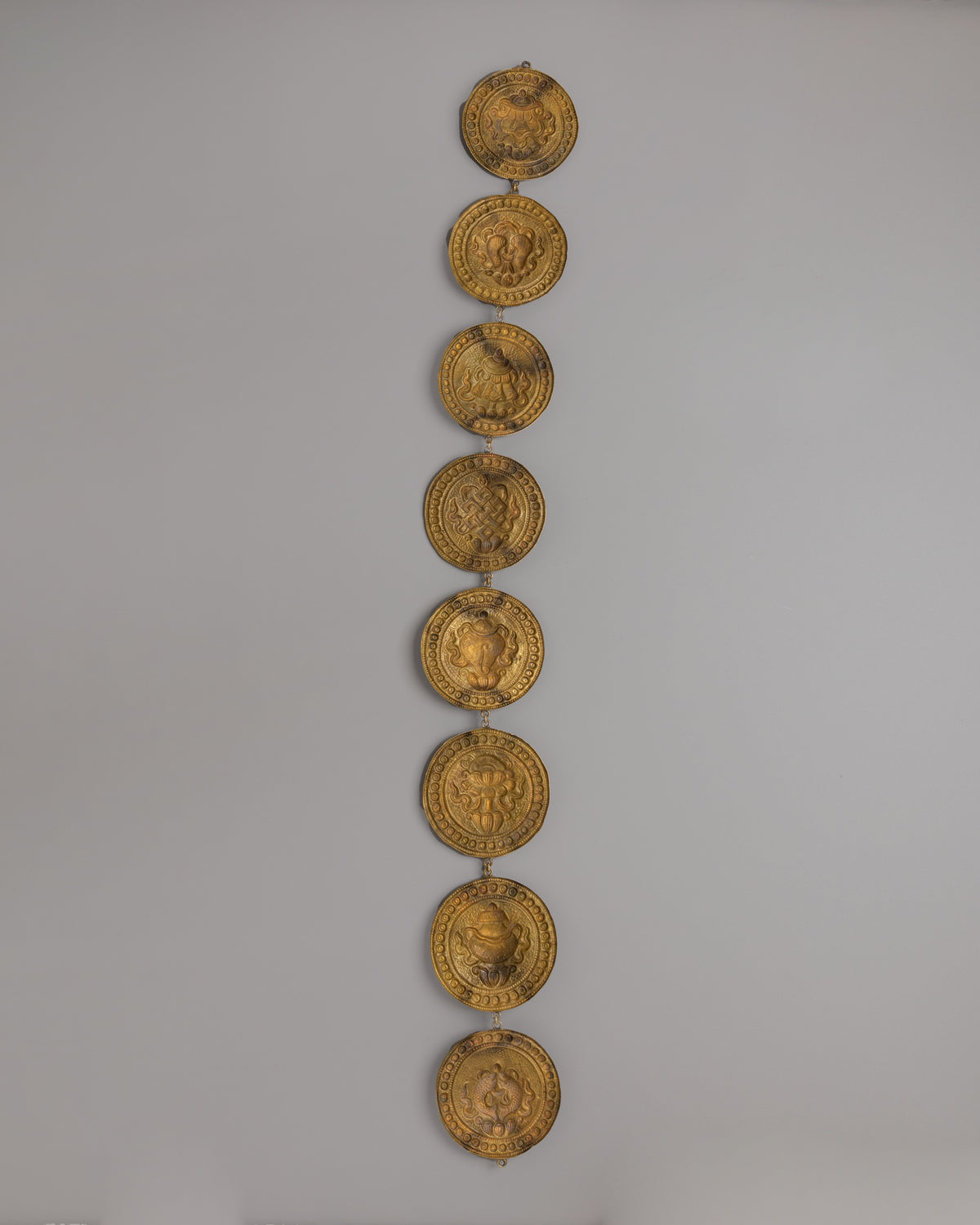Decorative Auspicious Symbols Wall Hanging | Ashtamangala Wall Hanging