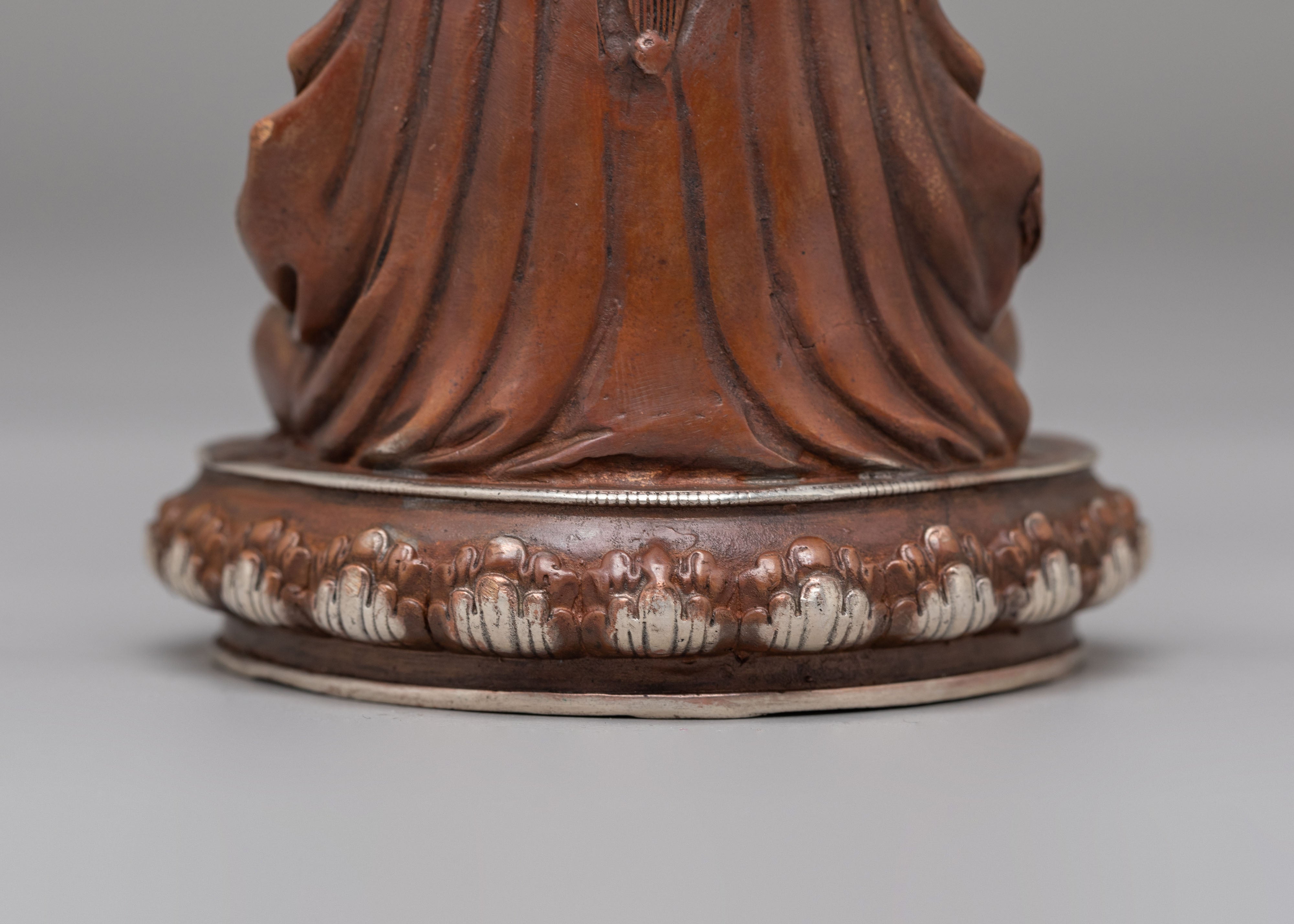Handmade Guru Tsokye Dorje Statue | Tibetan Guru Rinpoche Art