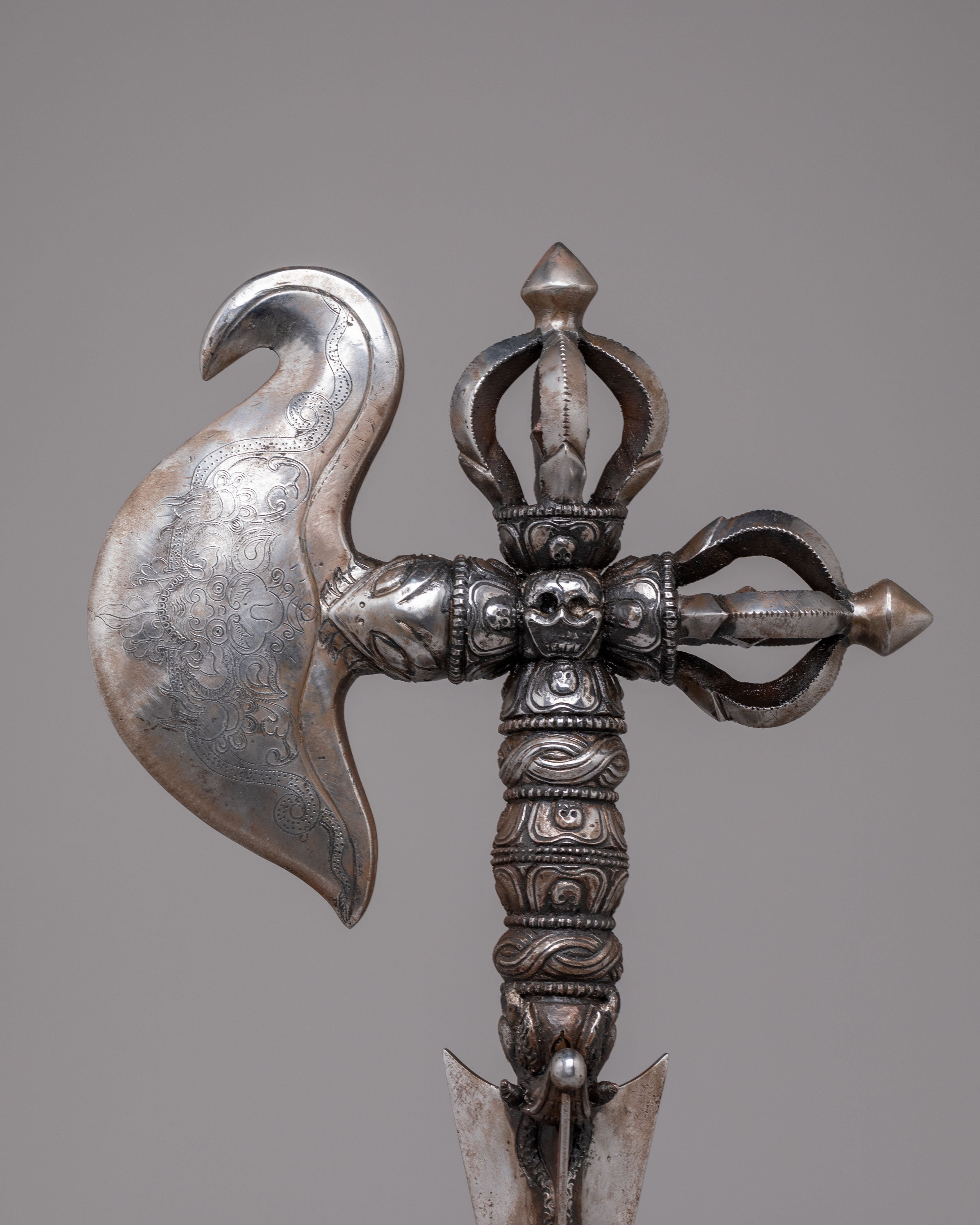 Spiritual Kartika Axe | Sacred Ritual Tool