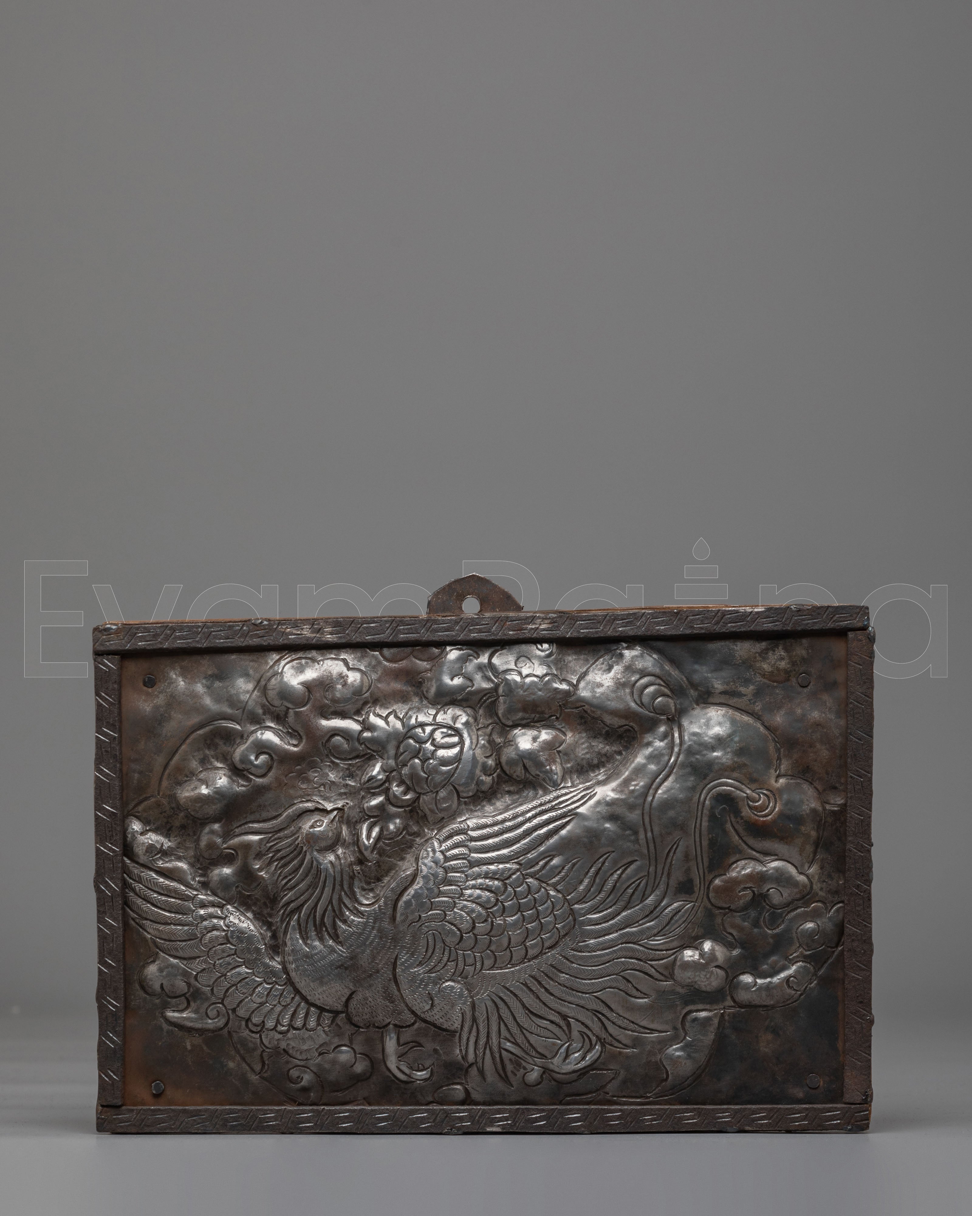 Brass Phoenix Wall Hanging