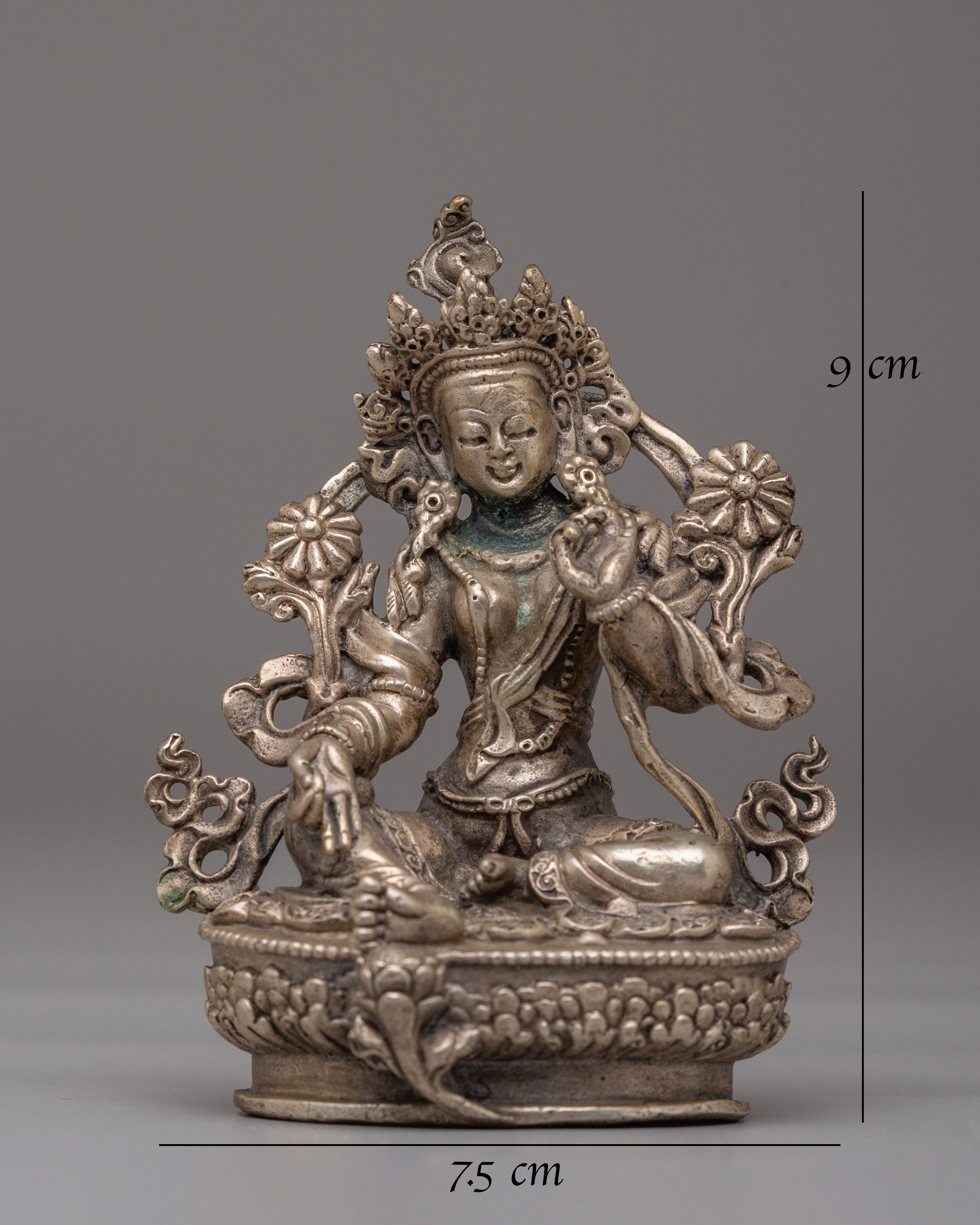 Handcrafted Sacred Green Tara Statue | A Symbol of Compassion