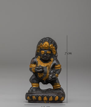 Tibetan Buddhist Black Dzambhala | Wealth Deity for Prosperity