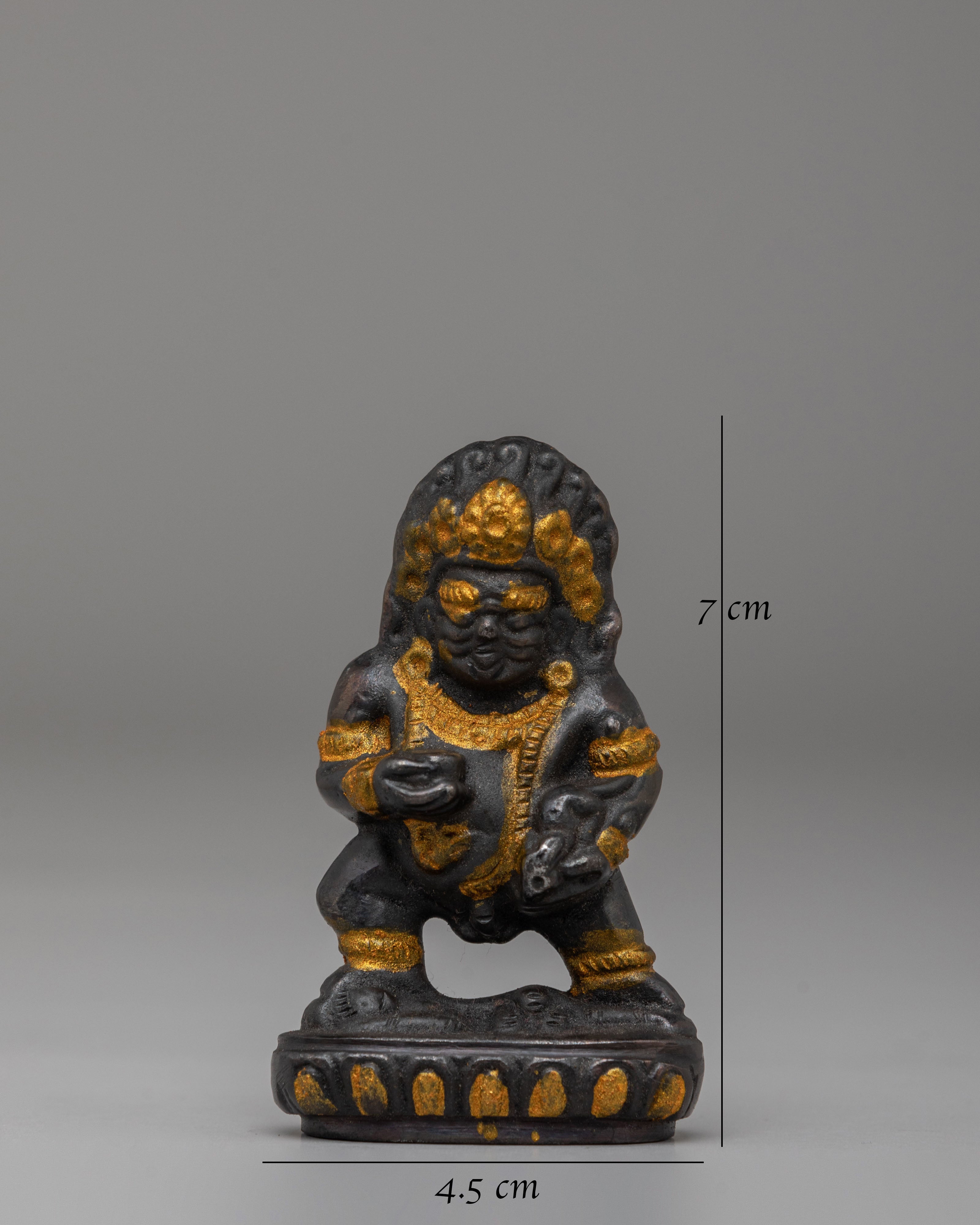 Tibetan Buddhist Black Dzambhala | Wealth Deity for Prosperity