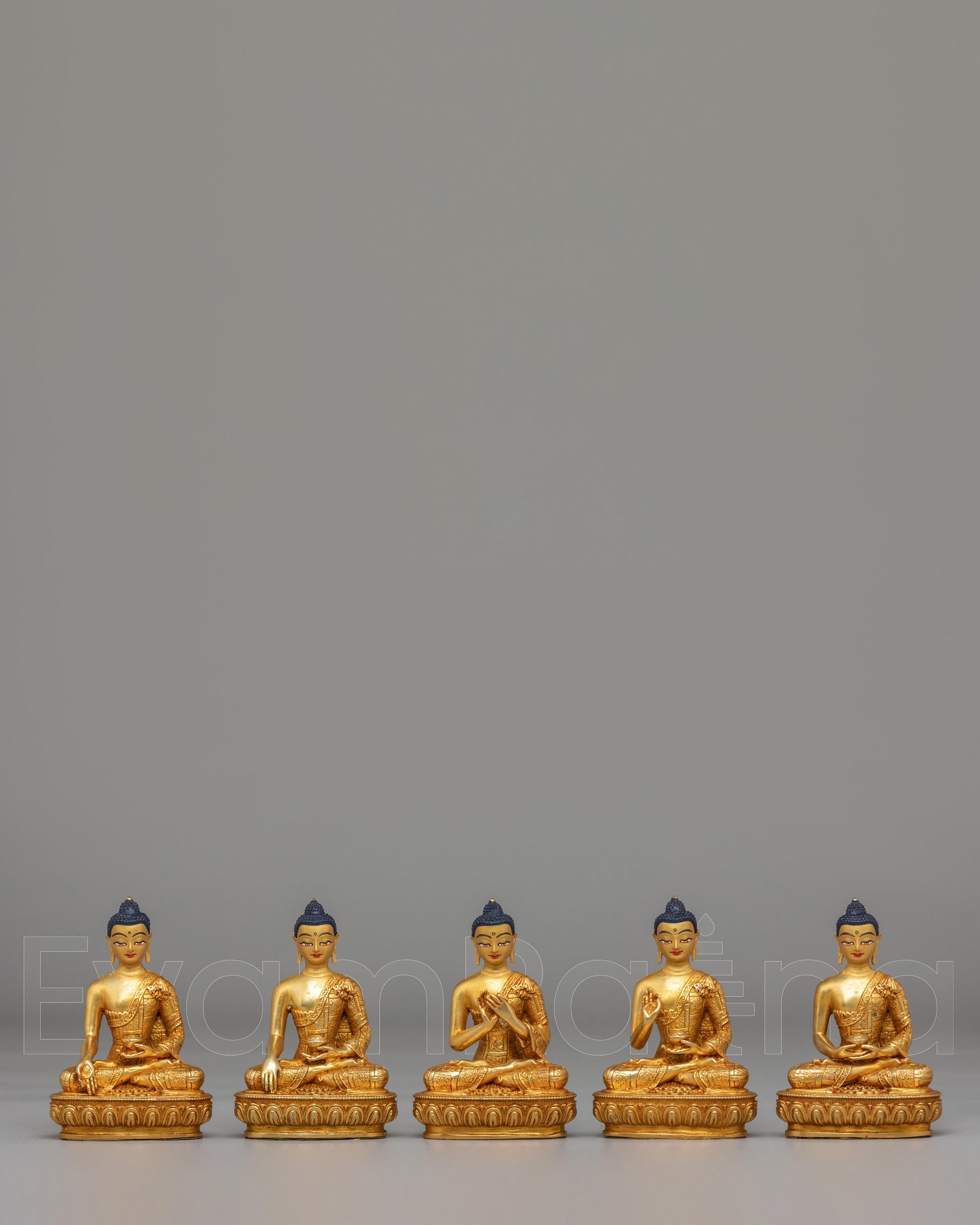 Five Wisdom Buddha Statue 