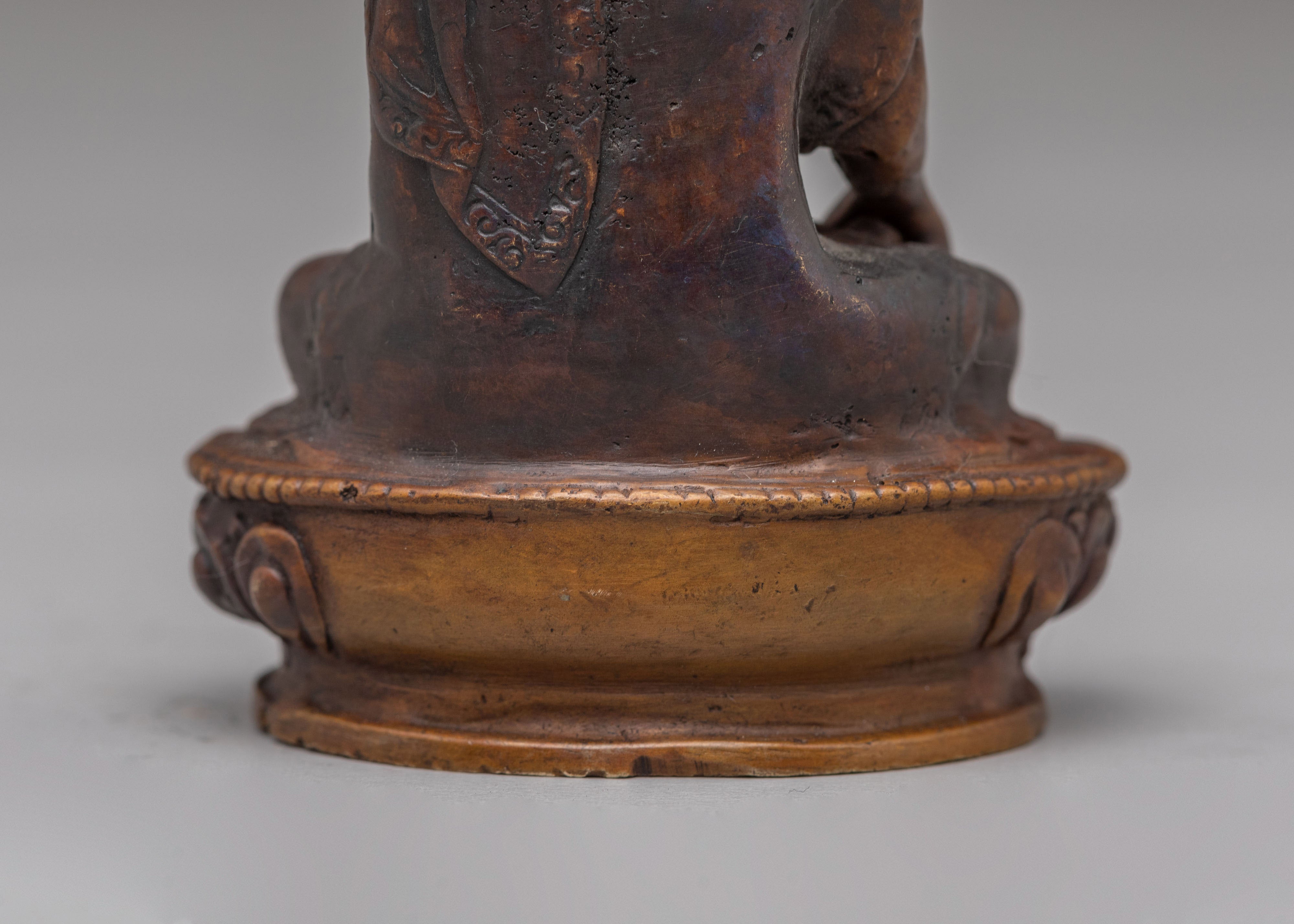Machine-Made Shakyamuni Buddha Figurine | Himalayan Dharma Gift Art