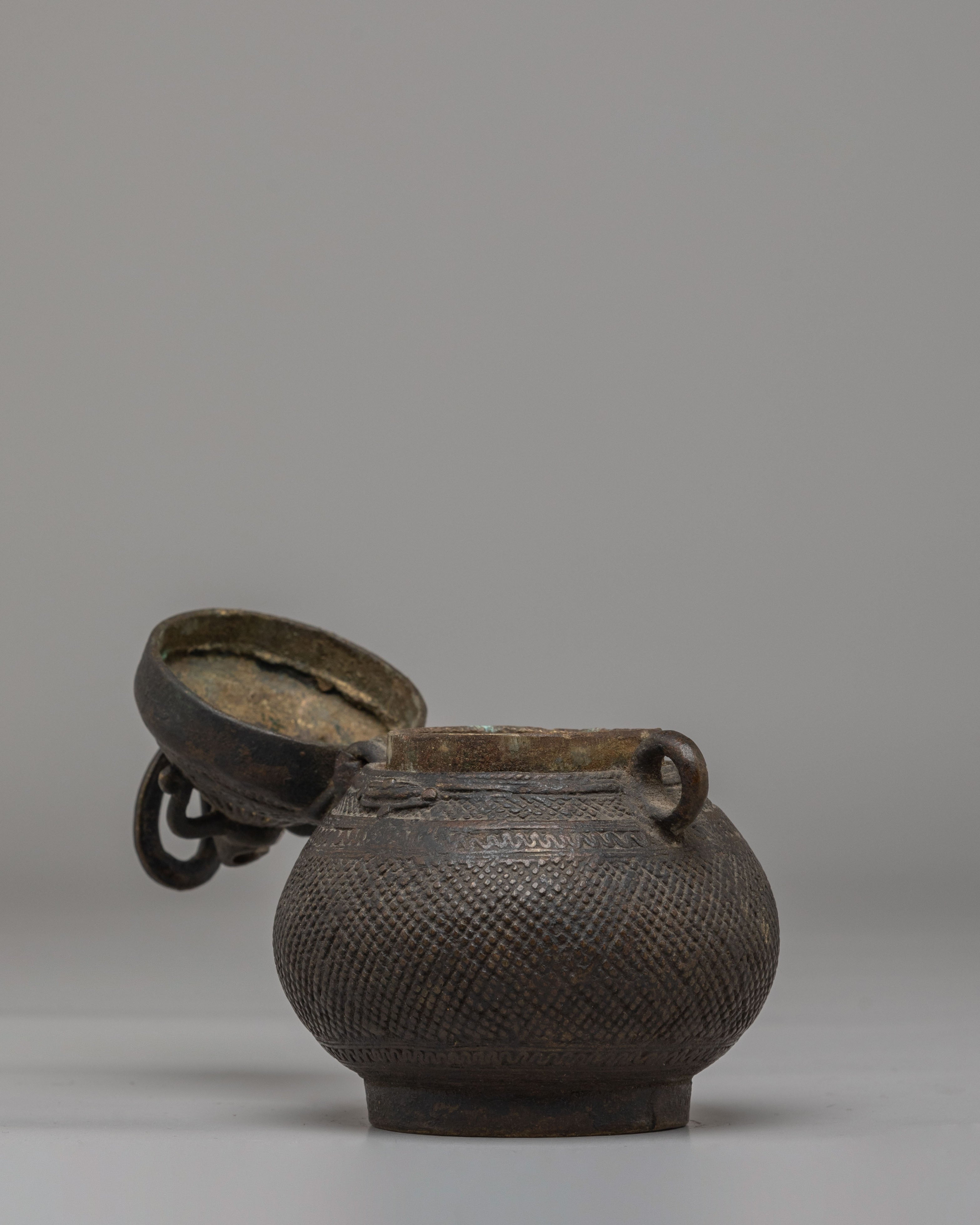 Sacred Incense Burner for Ritual | Traditional Handcrafted Iron Burner
