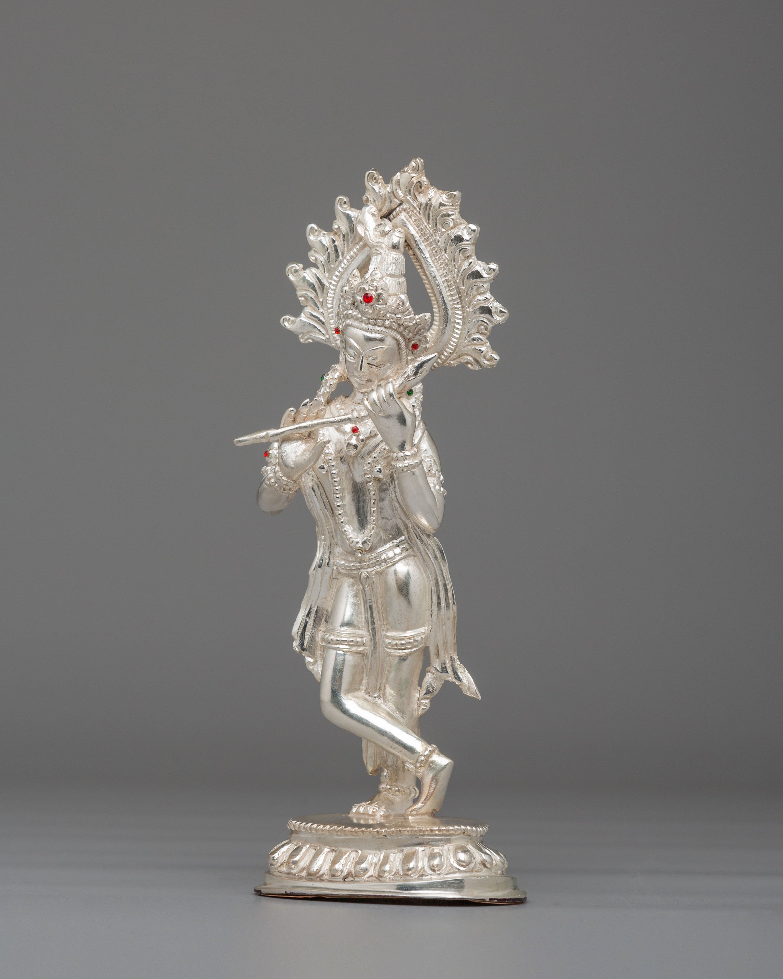 Himalayan Krishna Statue | Divine Artwork for Spiritual Decor
