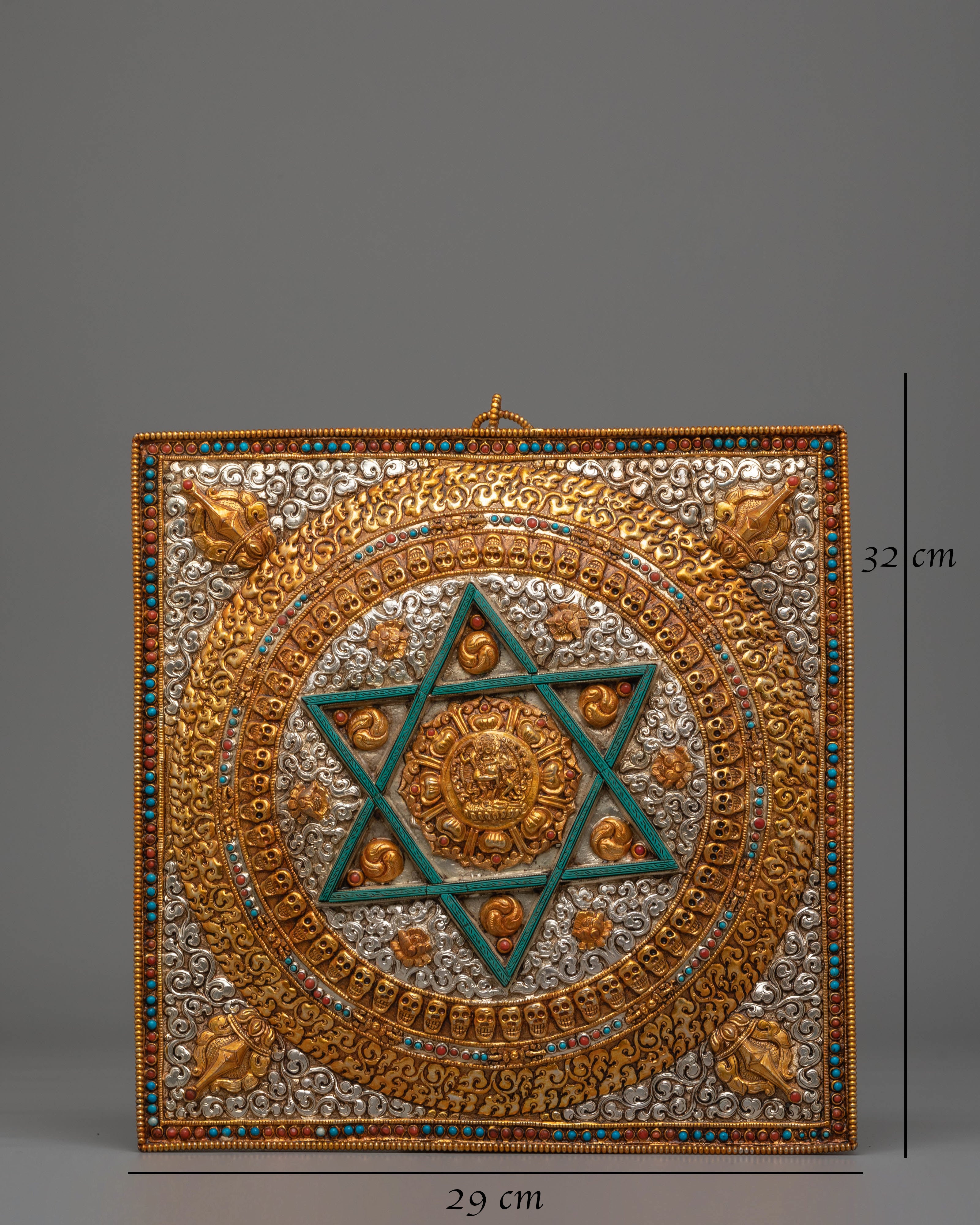 Handcrafted Wall Hanging Buddhist Mandala | Sacred Artwork for Spiritual Spaces