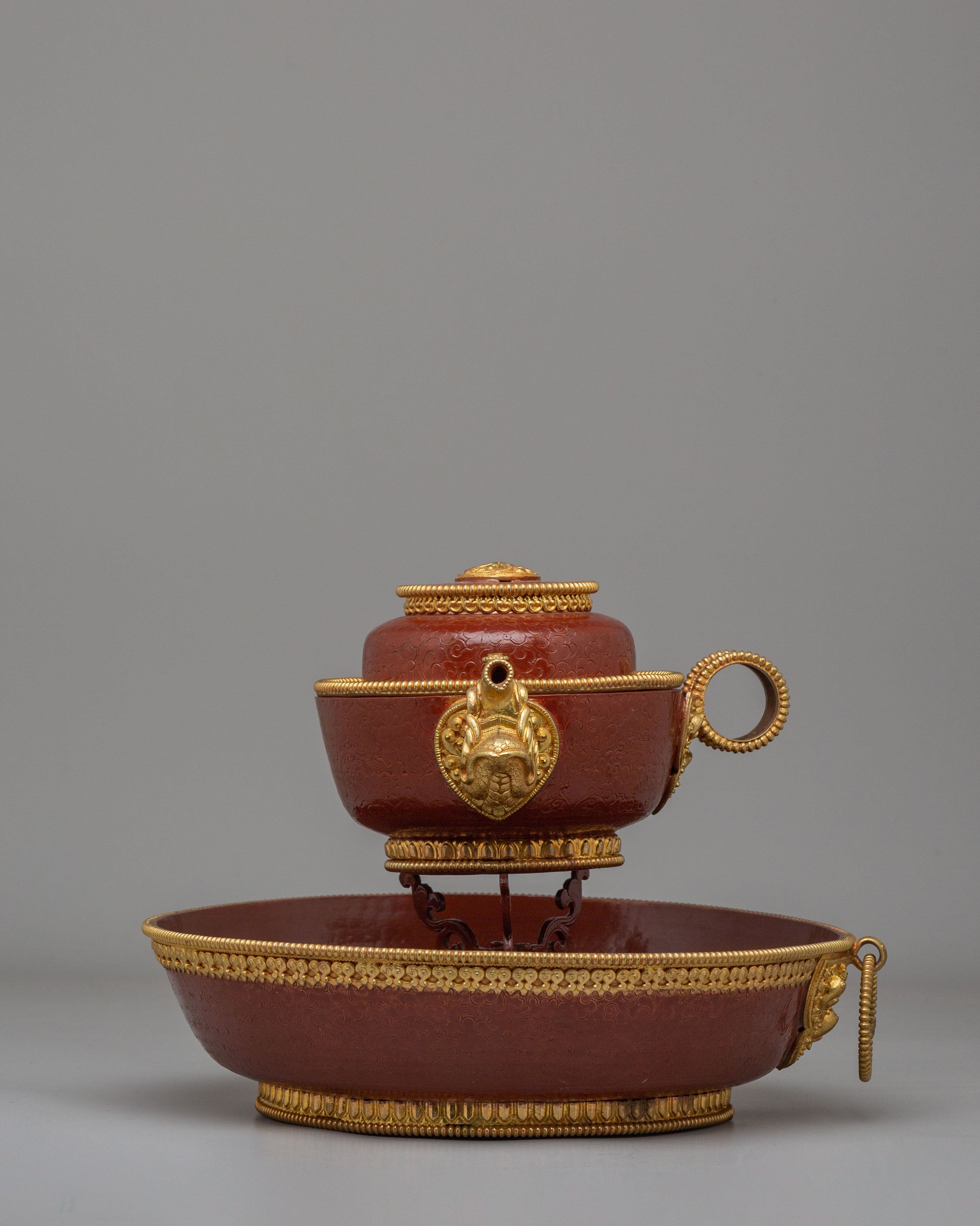 Spiritual Buddhist Water Offering Set | Tibetan Altar Set