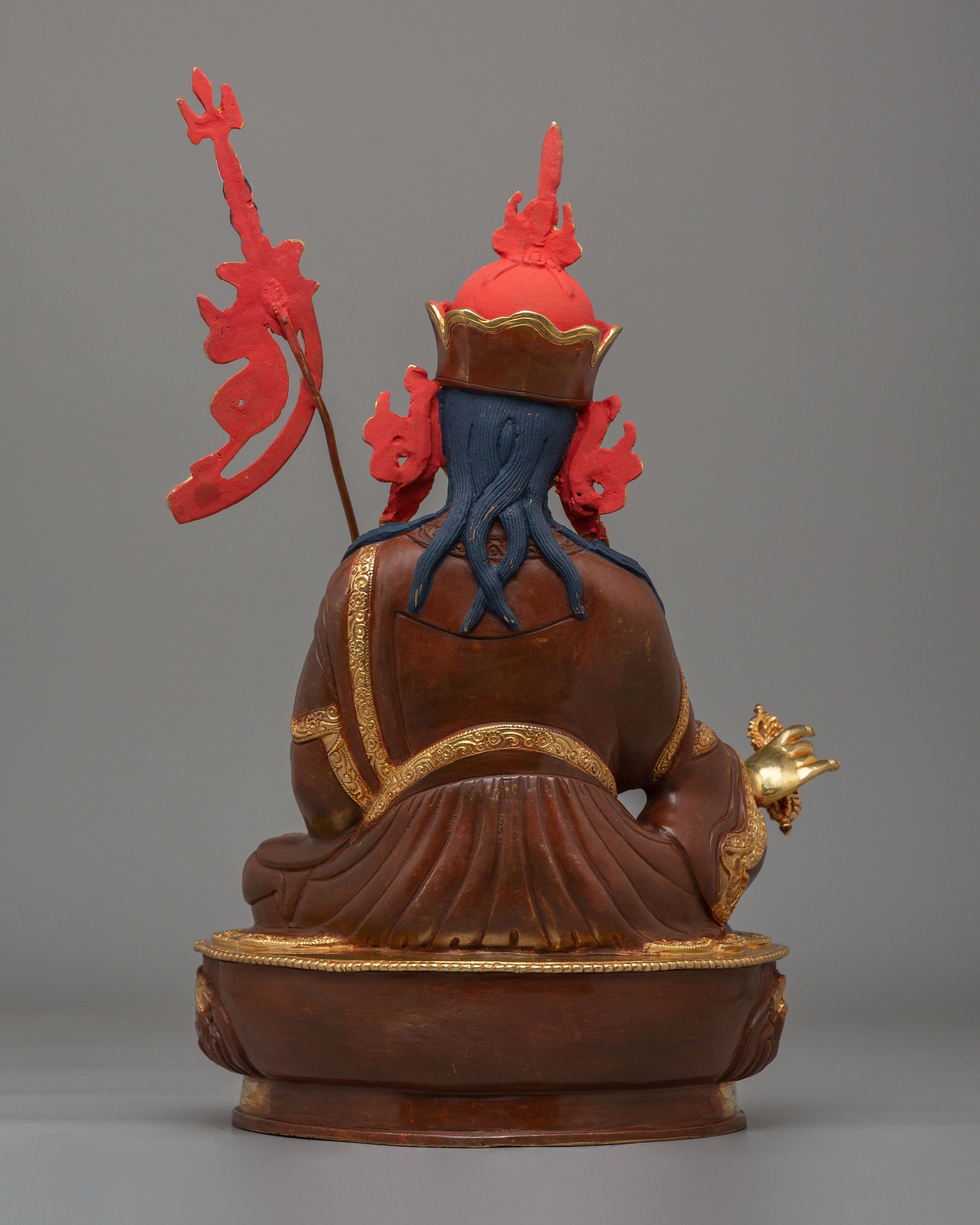 Padmasambhava Guru Rinpoche Figurine | Tibetan Buddhist Statue for Spiritual Decor